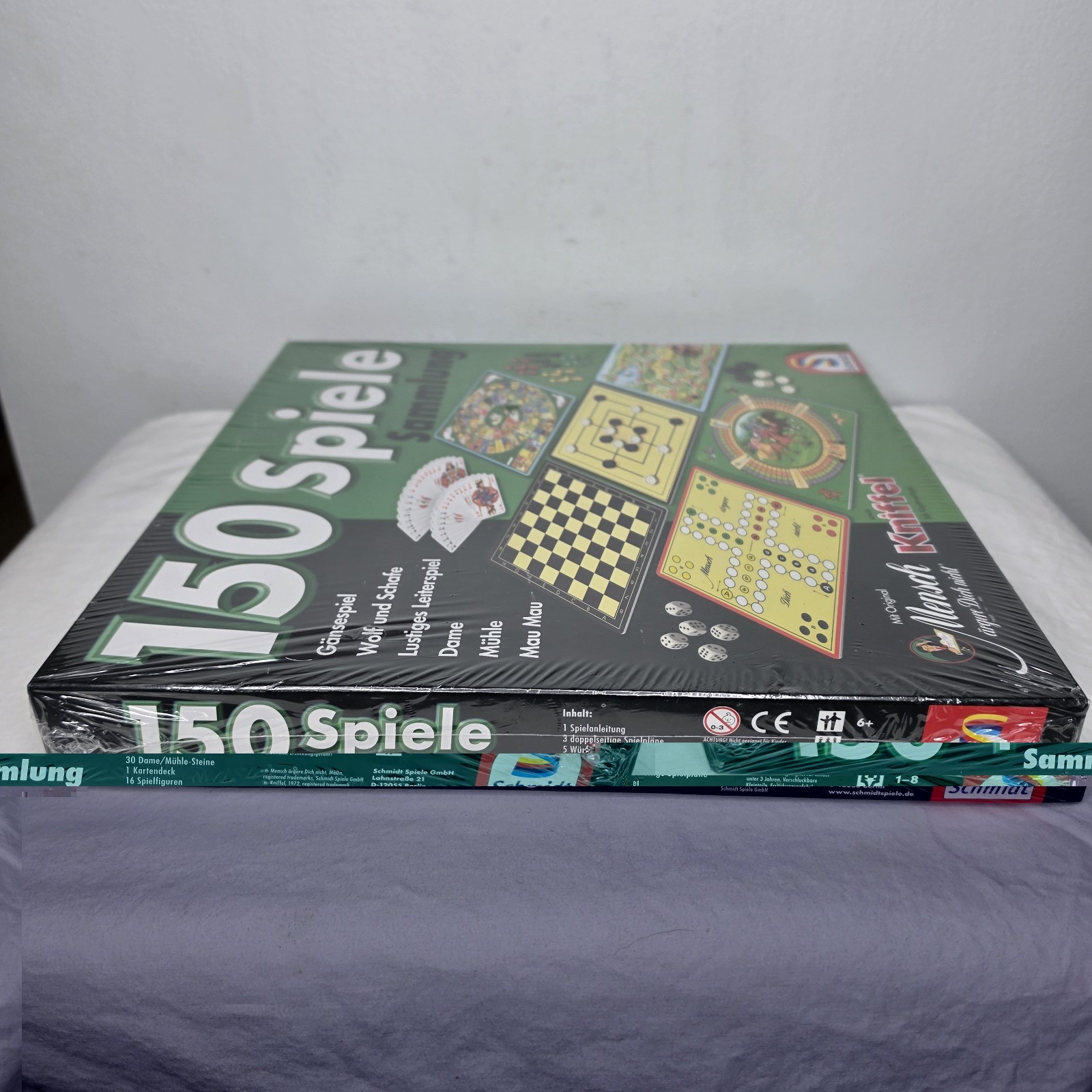 Schmidt Spiele 49141 150 Spielesammlung German Board Game NIB NEW