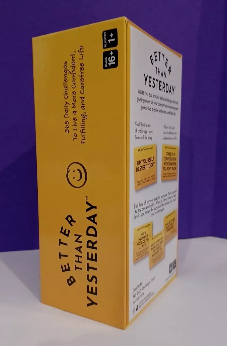 GAME- Better Than Yesterday-365 Daily Challenges-MEME-2022- Pre-owned/ Complete