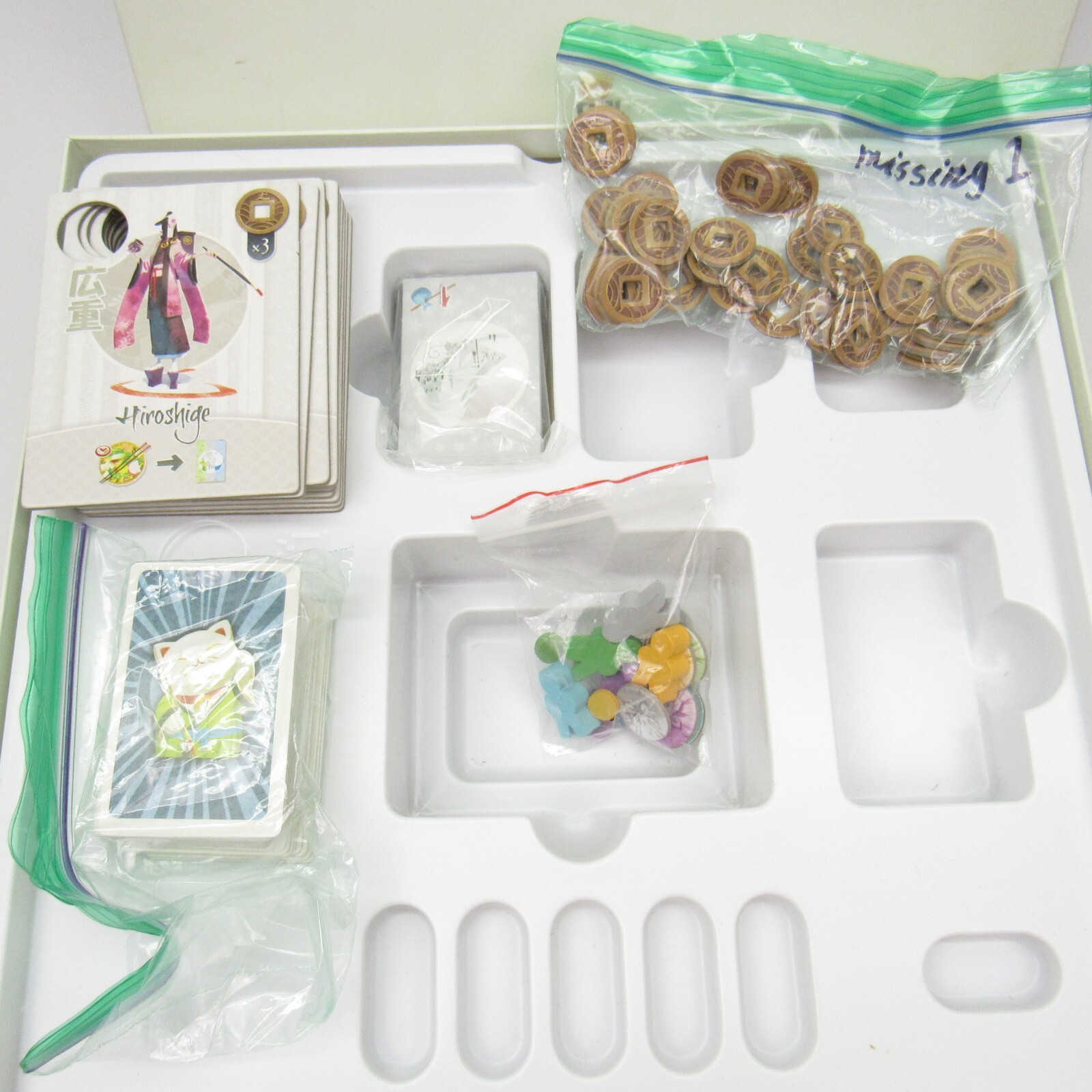 TOKAIDO Game Antoine Bauza Fun Forge – Missing One Coin and Original Manual
