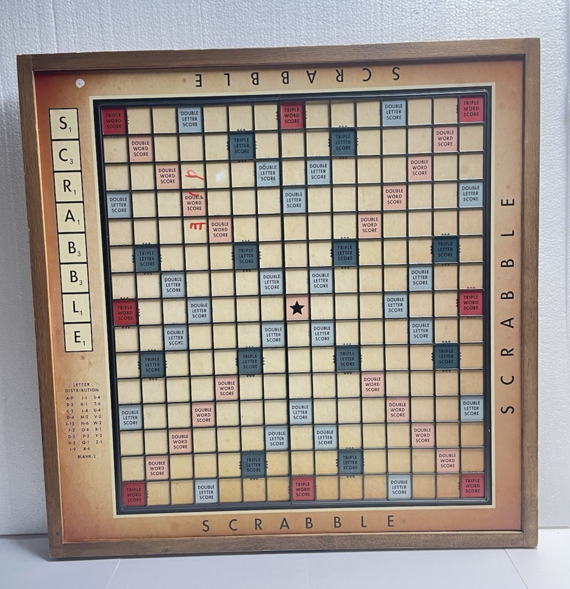 Scrabble Board Lazy-Susan LARGE – Restoration Hardware – Vintage Deluxe RH 26×26