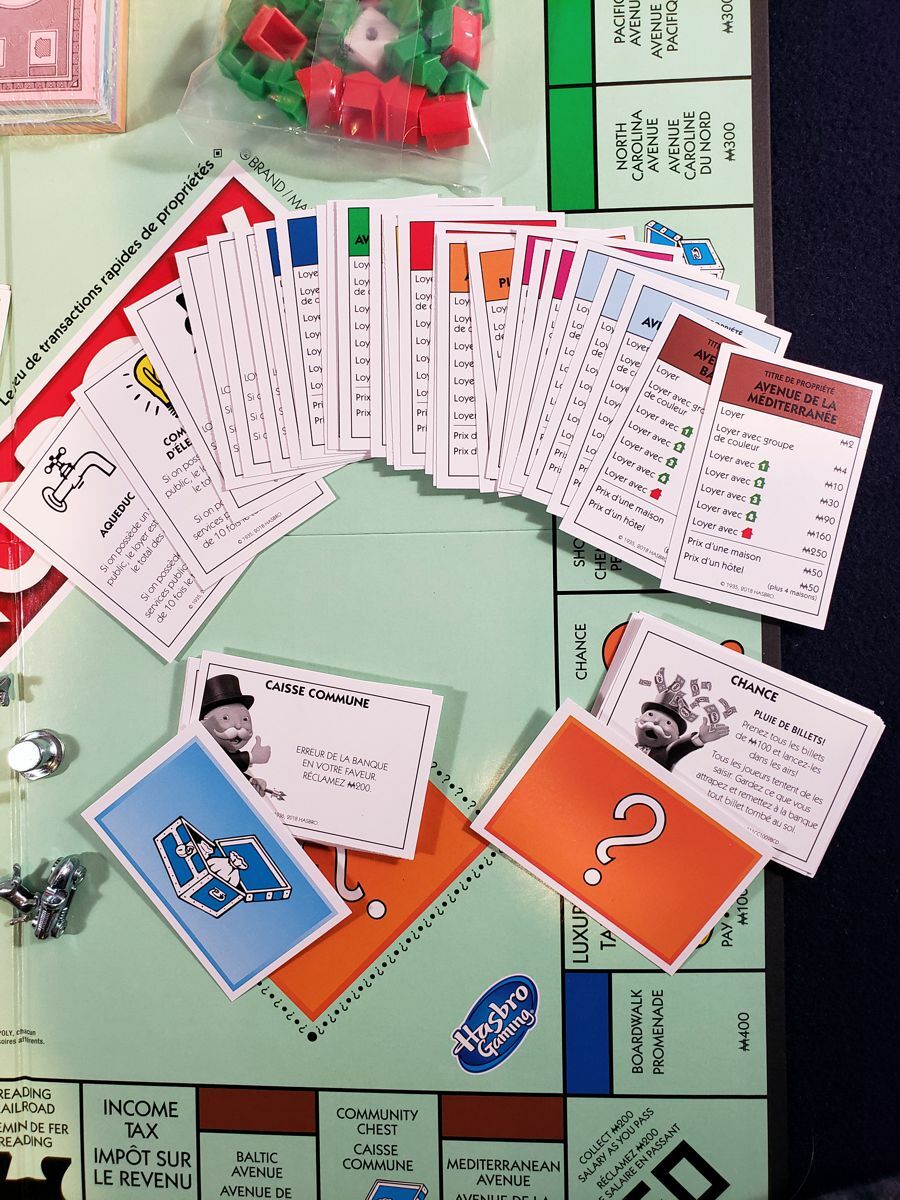 Parker Brothers Hasbro Monopoly Board Game Bilingual French / English – NEW