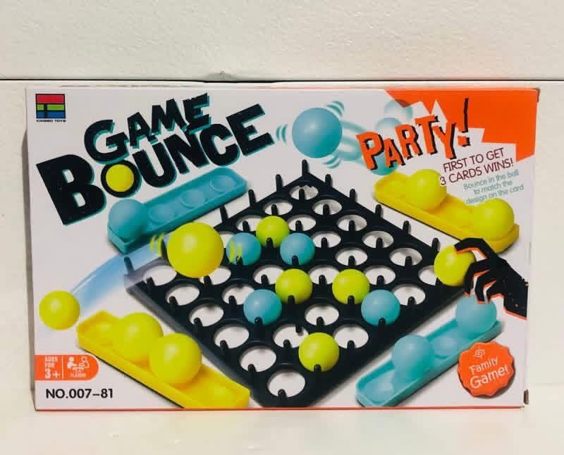 Bounce Ball Game For Adults Teens And Kids 9 Cards Different Patterns New In Box