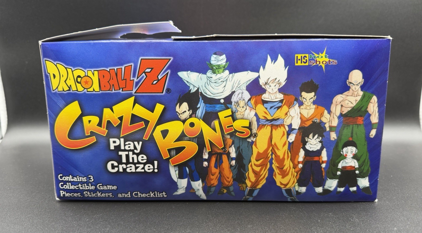 Australian Crazy Bones Dragon Ball Z Display Box w/ 2 Packs Chance Gold Figure