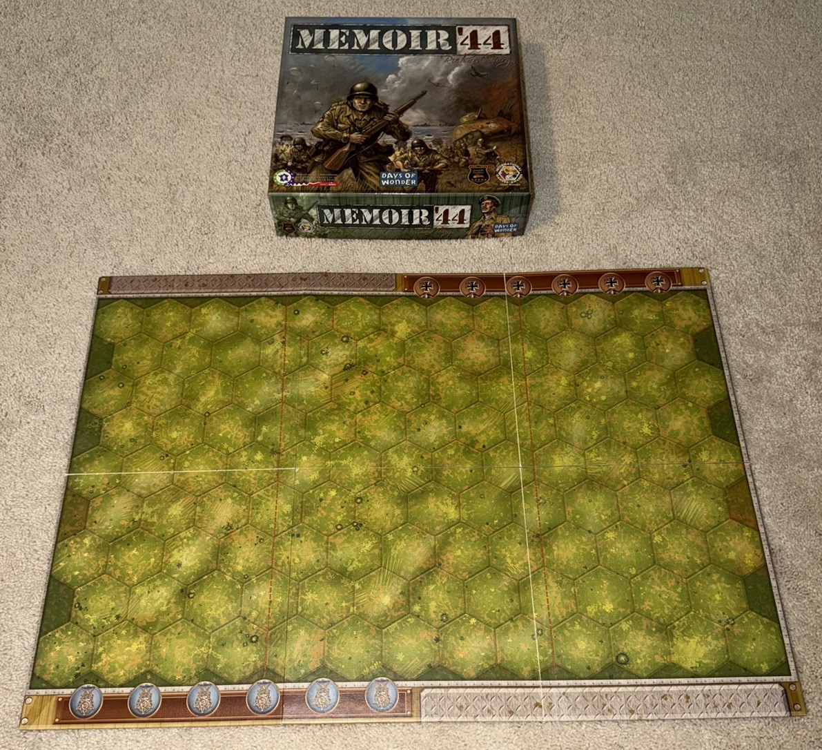 Memoir 44 Board Game 1st Edition | Richard Borg | Days Of Wonder | 100% COMPLETE