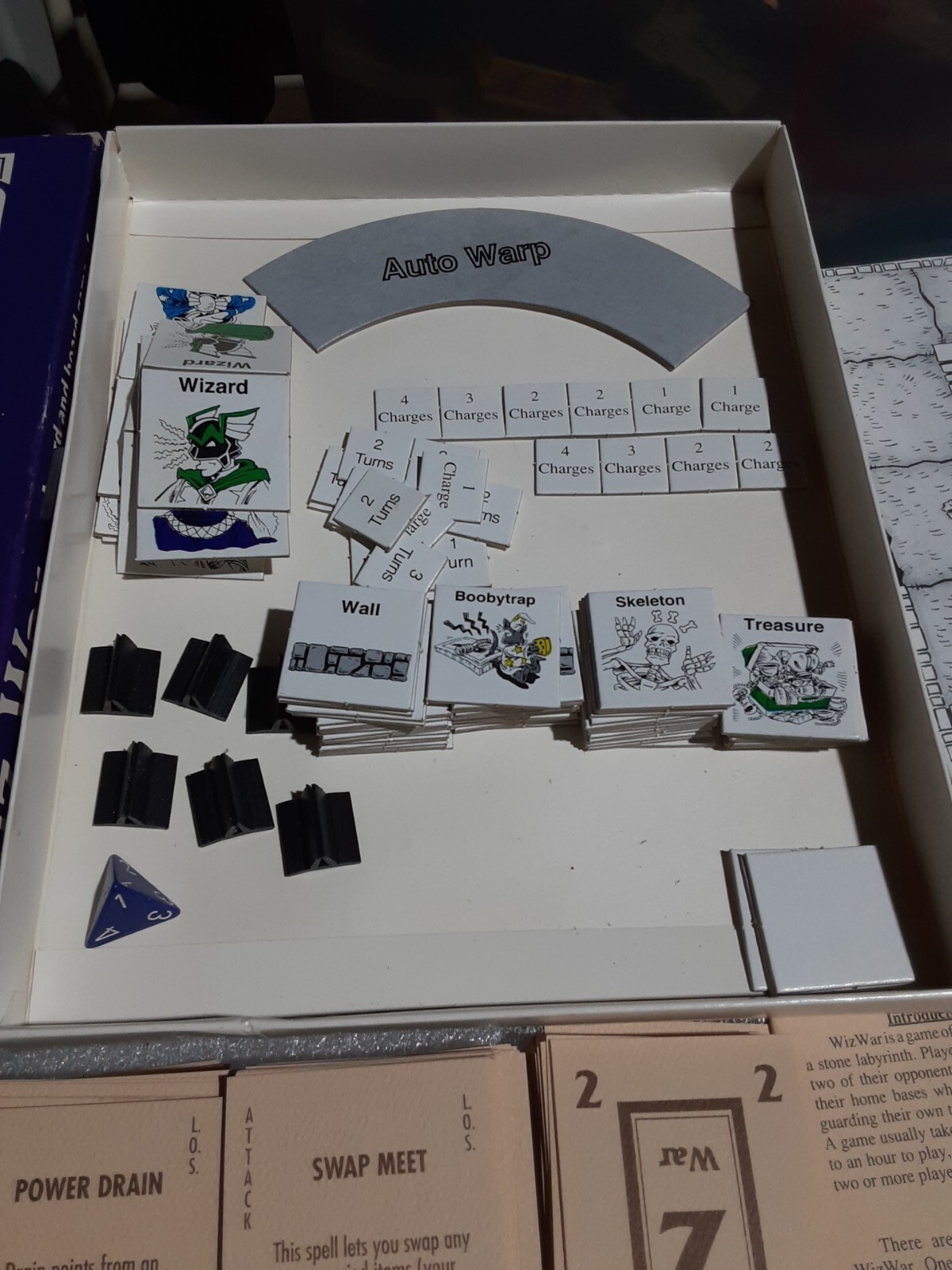 Vtg Chessex Boardgame Wiz-War (6th Ed) Box