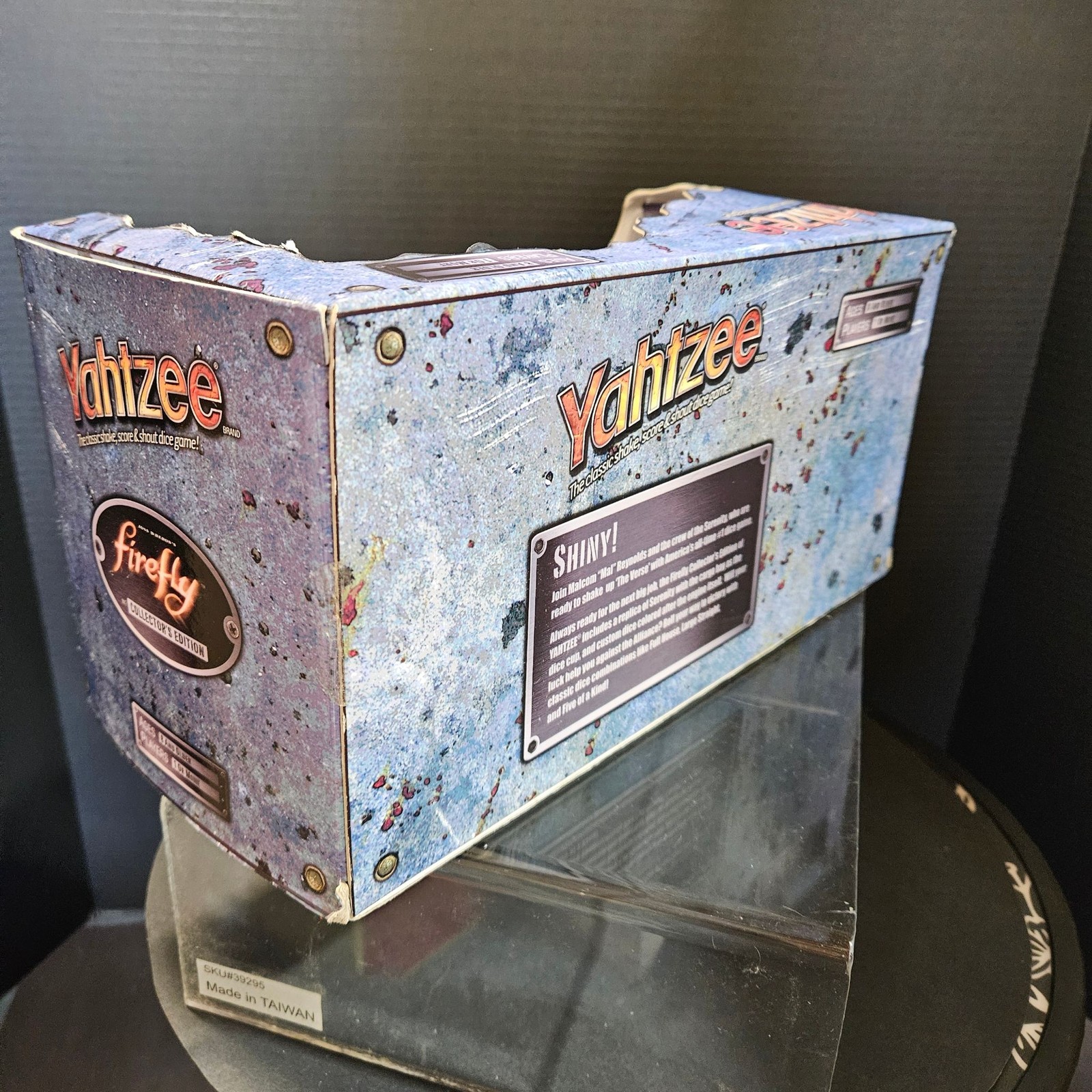 Yahtzee Firefly Collectors Edition Board Game Serenity Ship Dice Cup 5 Dice