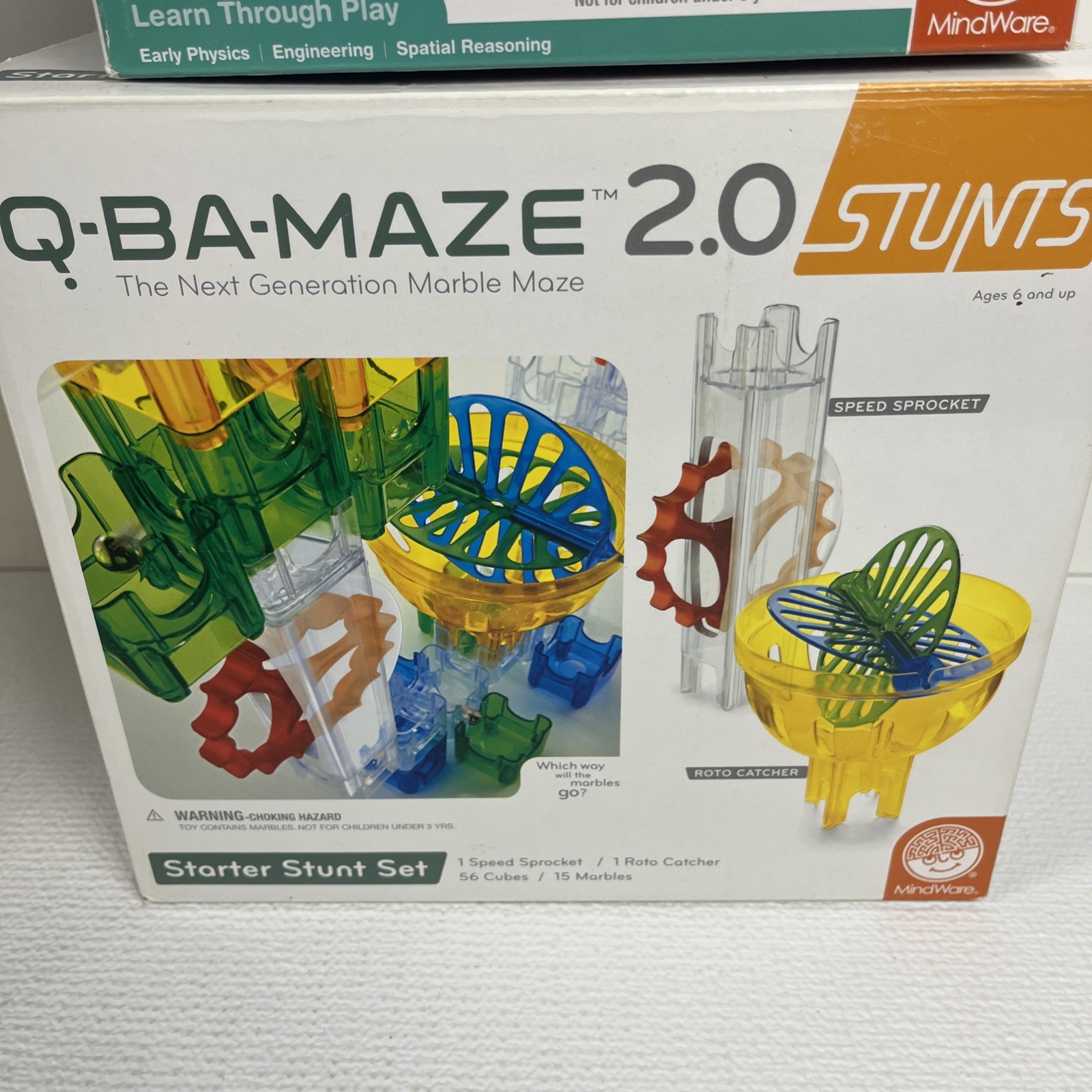 Q Ba Maze 2.0 (Includes Marble Maze, Starter Stunt, Refill Cascade, Marbles)