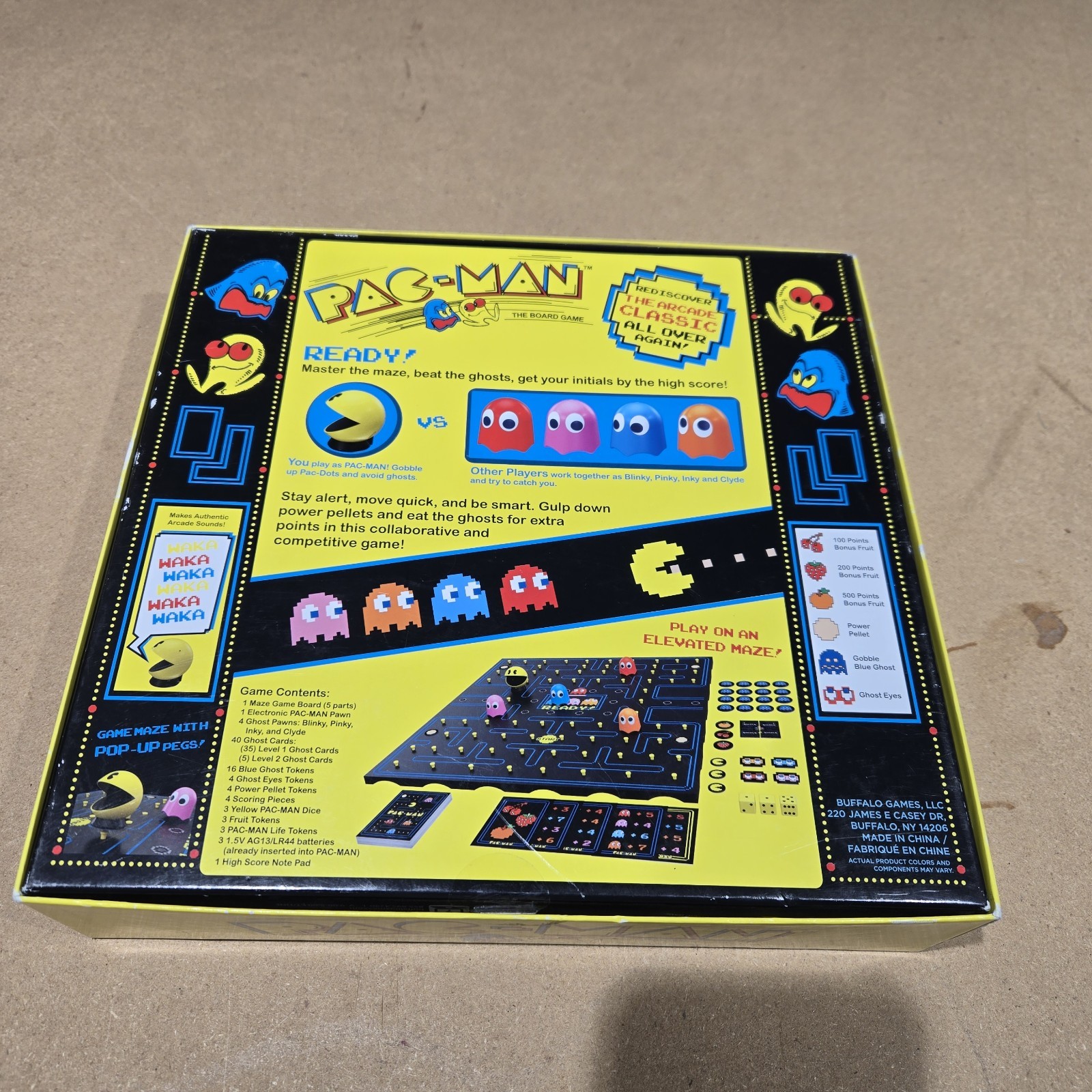 Pac-Man The Board Game ~ Classic Retro Arcade Table Top Game Complete