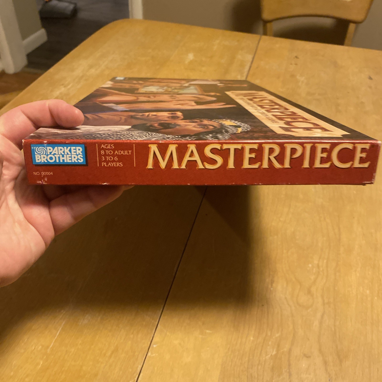 COMPLETE W/O EASEL 1996 Masterpiece Classic Art Auction Parker Brothers Game