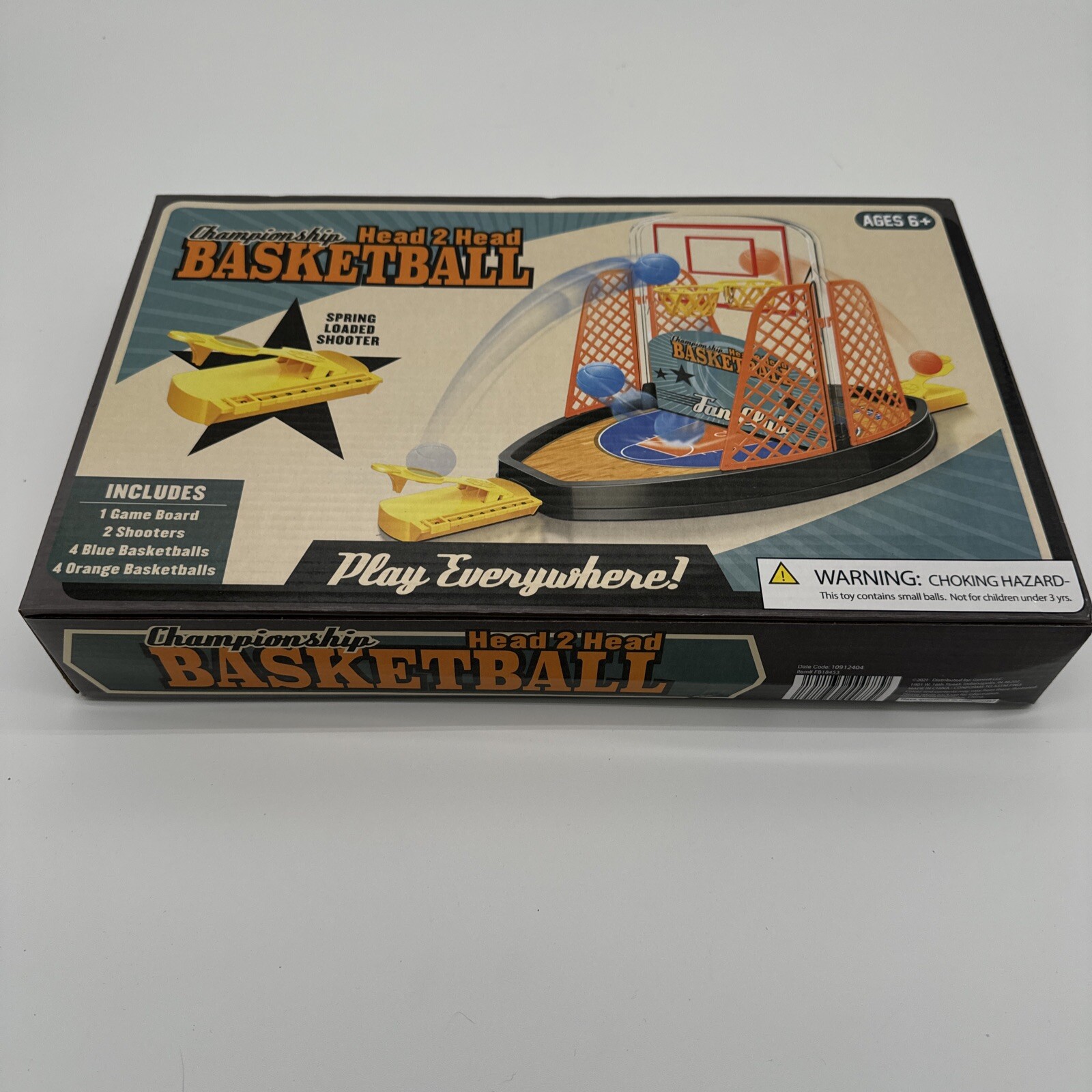 Championship Head 2 Head Basketball Tabletop Game Play Everywhere Sealed Parts