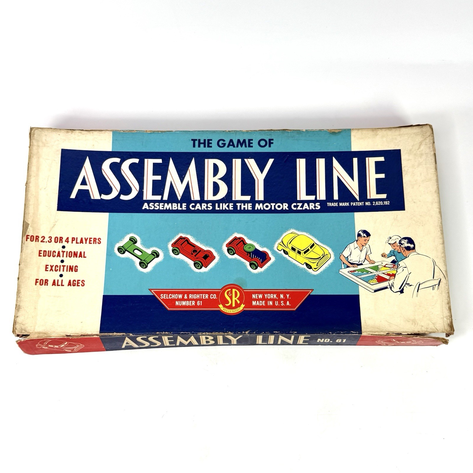 The Game of Assembly Line – Selchow & Righter Co. Board Game No. 61 USA 1953