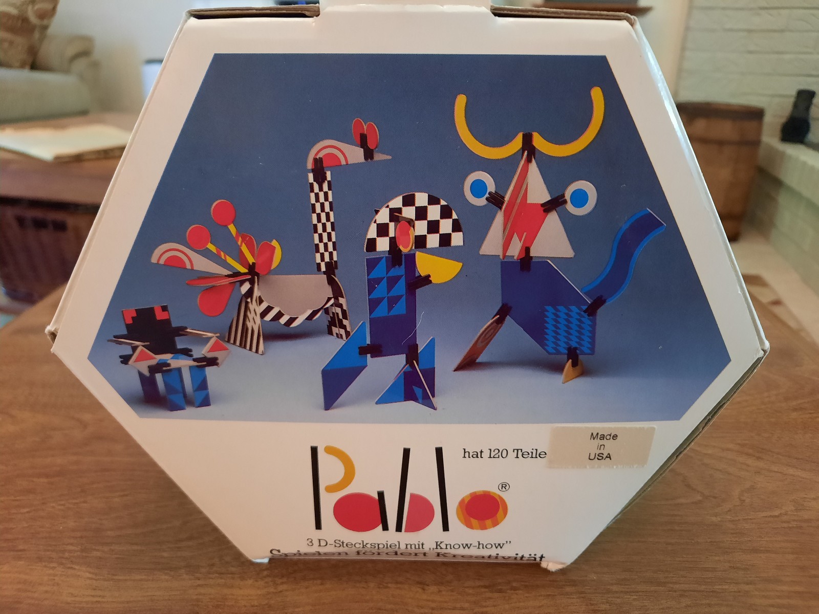 Vintage Pablo 3D Design Game for All Ages in Original Box; Made in Germany