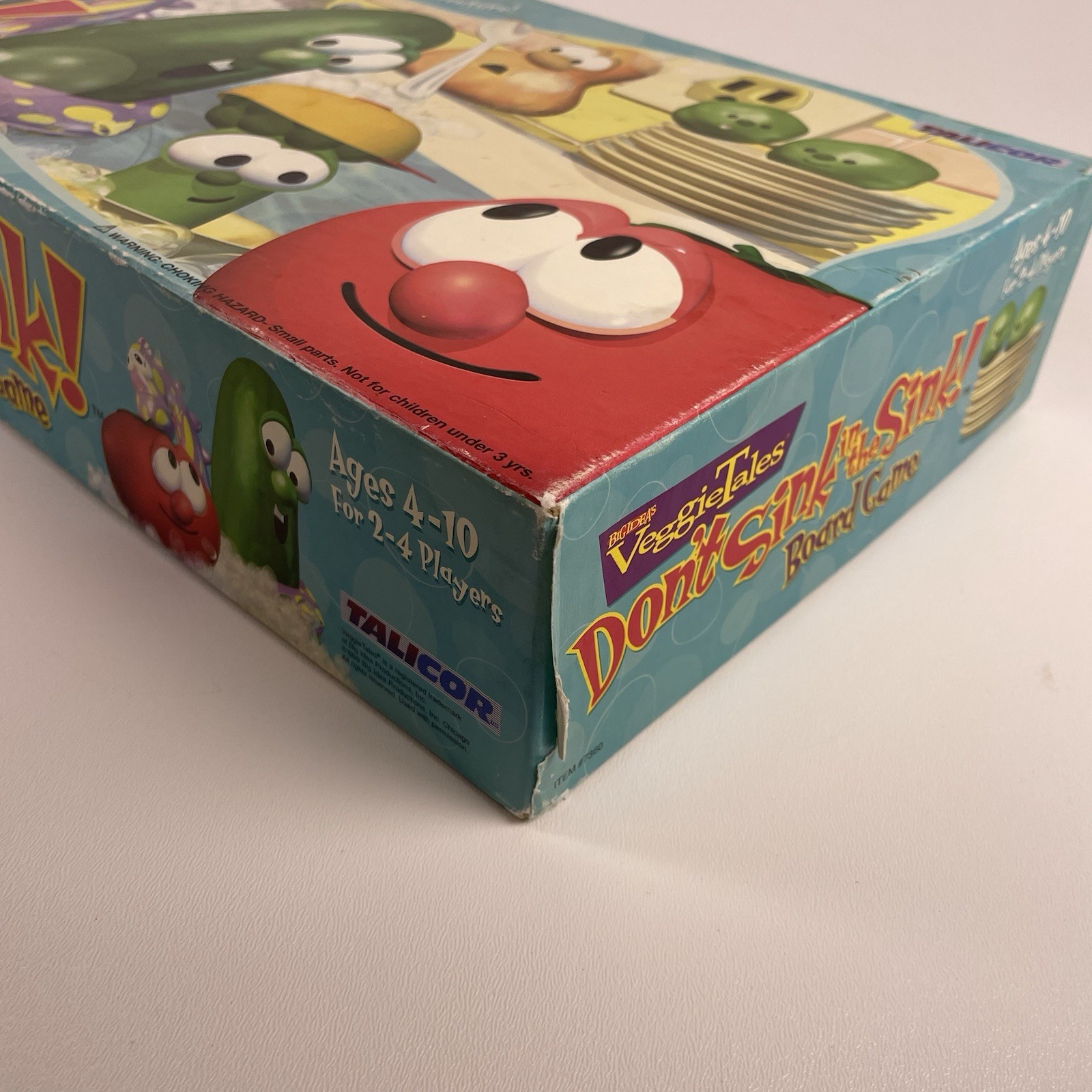 VINTAGE Veggietales Don’t Sink in the Sink INCOMPLETE Talicor 1999 Big Idea