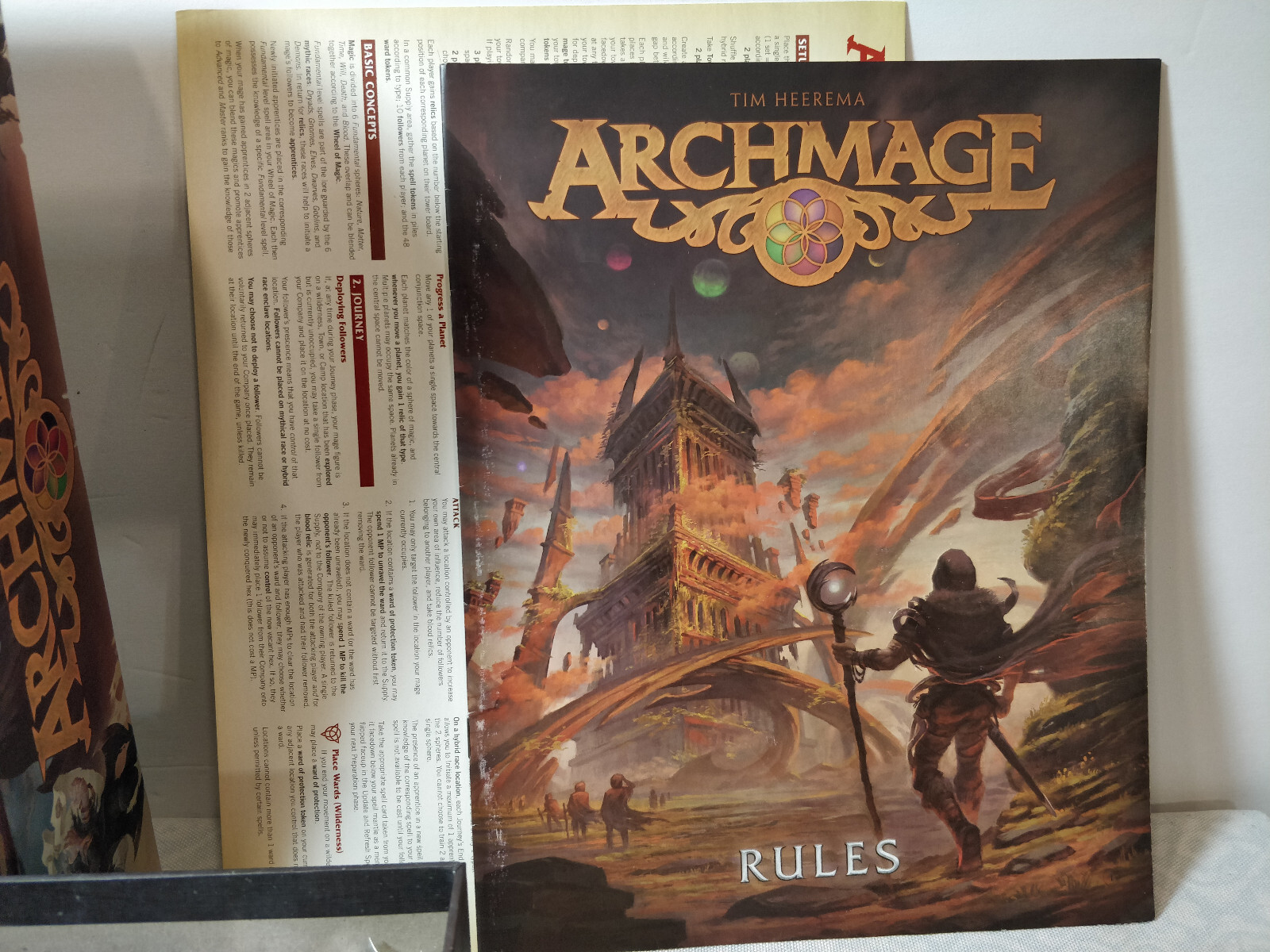 Archmage Board Game Starling Games Complete