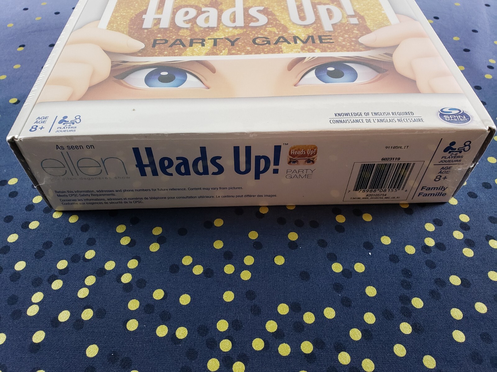 Heads Up! Party Game | 3rd Edition | As Seen on Ellen | Spin Master Games | 8+