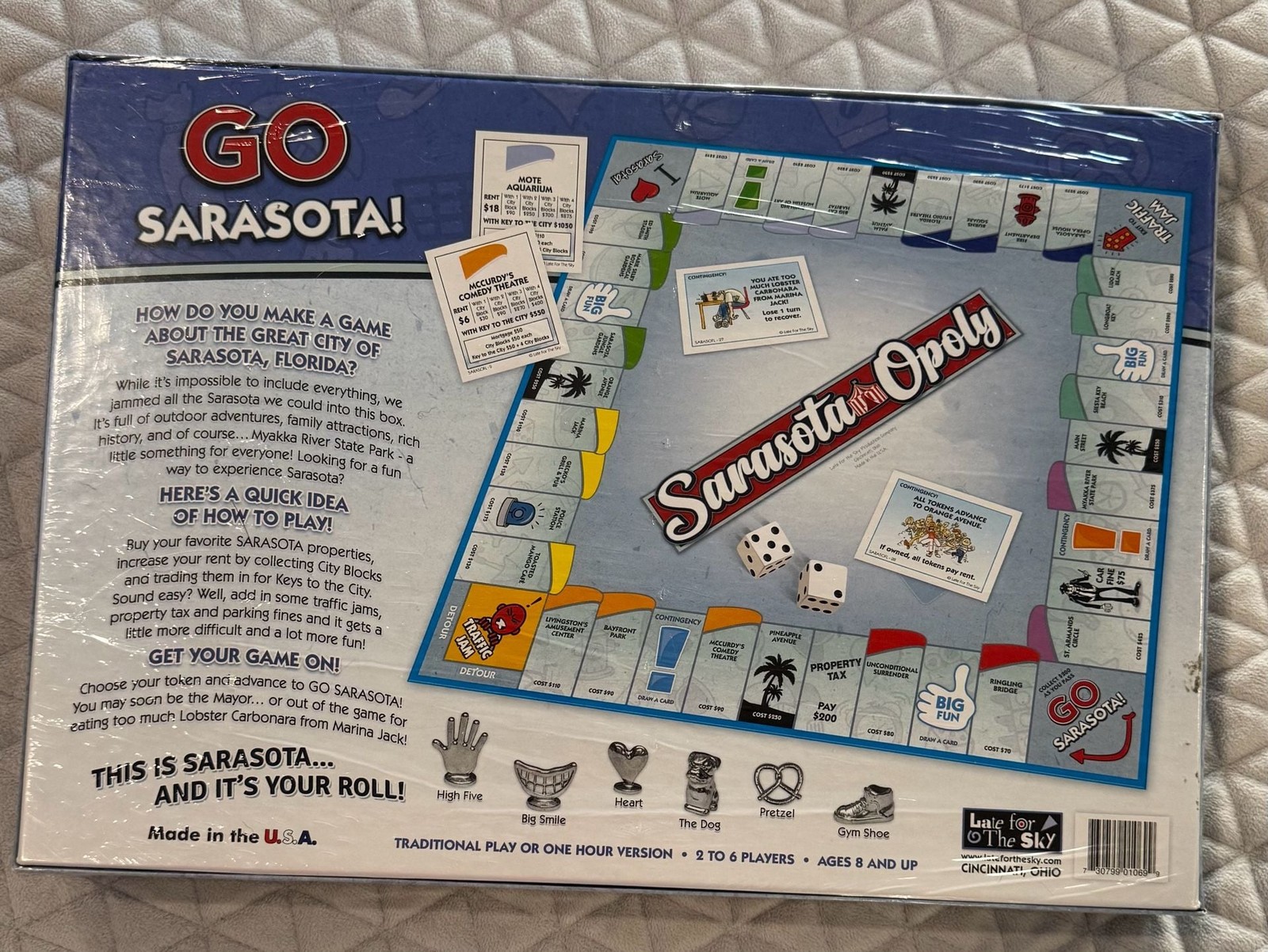 Sarasota-Opoly Board Game by Late for the Sky