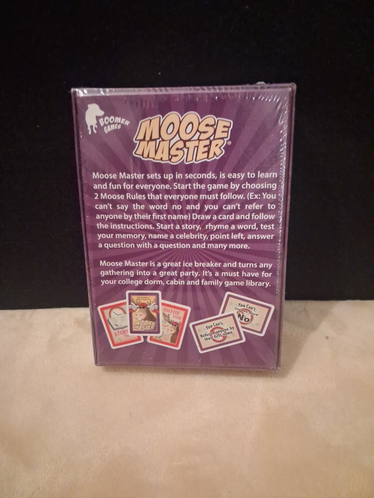 Moose Master Card Game : Crazy Party Game for All Ages Boomer Games NEW Sealed