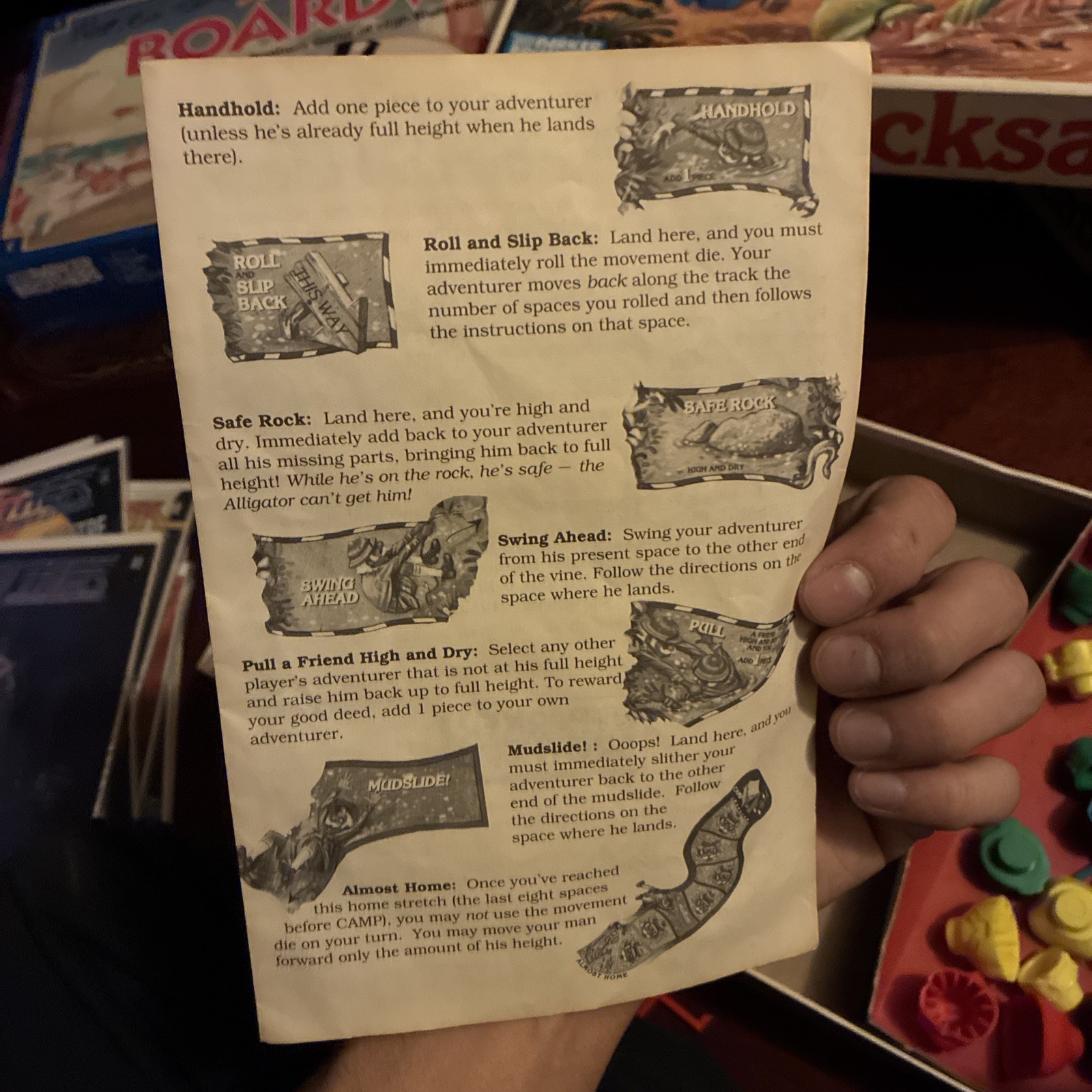 Quicksand: The Slip/Slide/Sink Board Game from Parker Brothers (1989) Complete