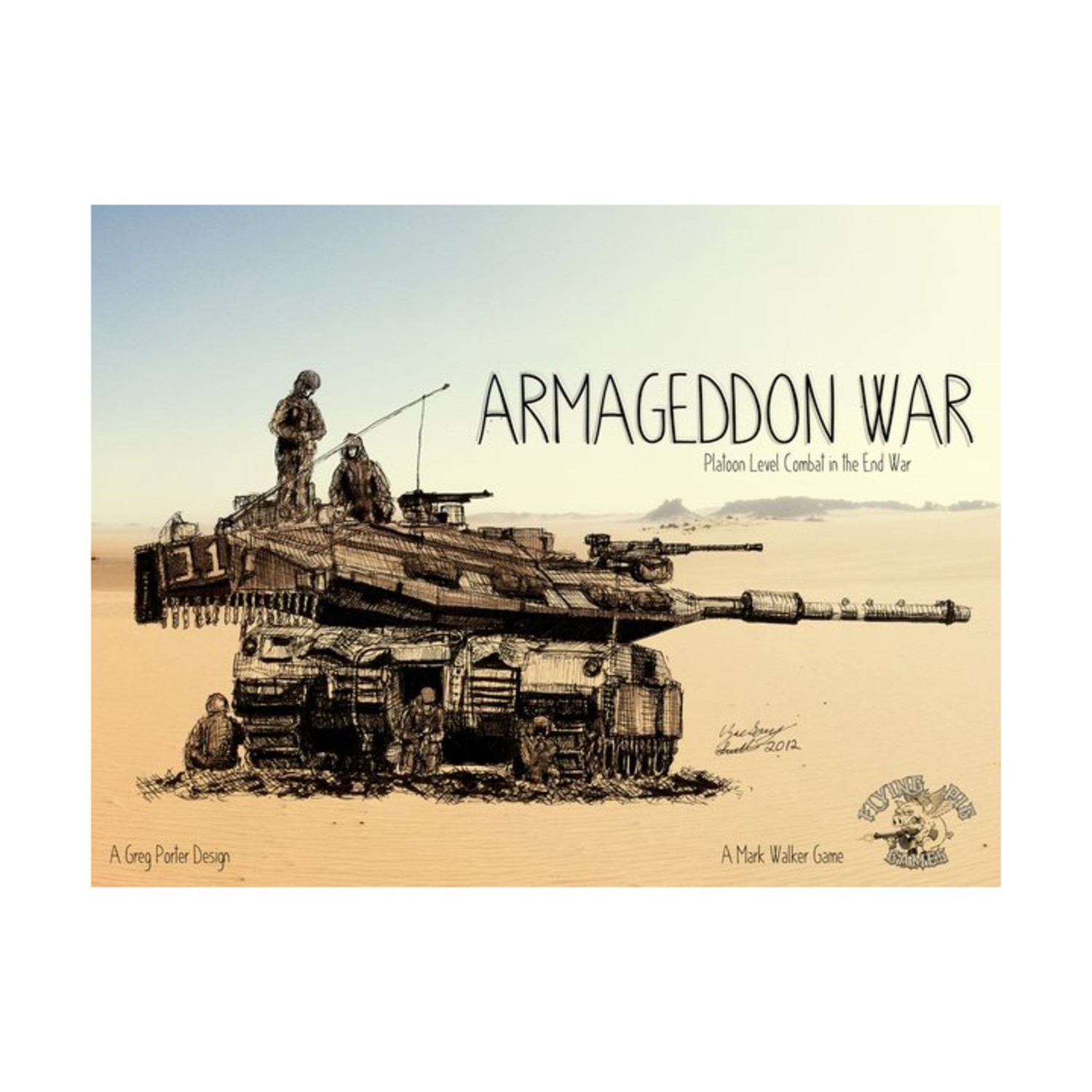 Flying Pig Armageddon War Flying Armageddon War – Armored Combat in Box VG+/NM
