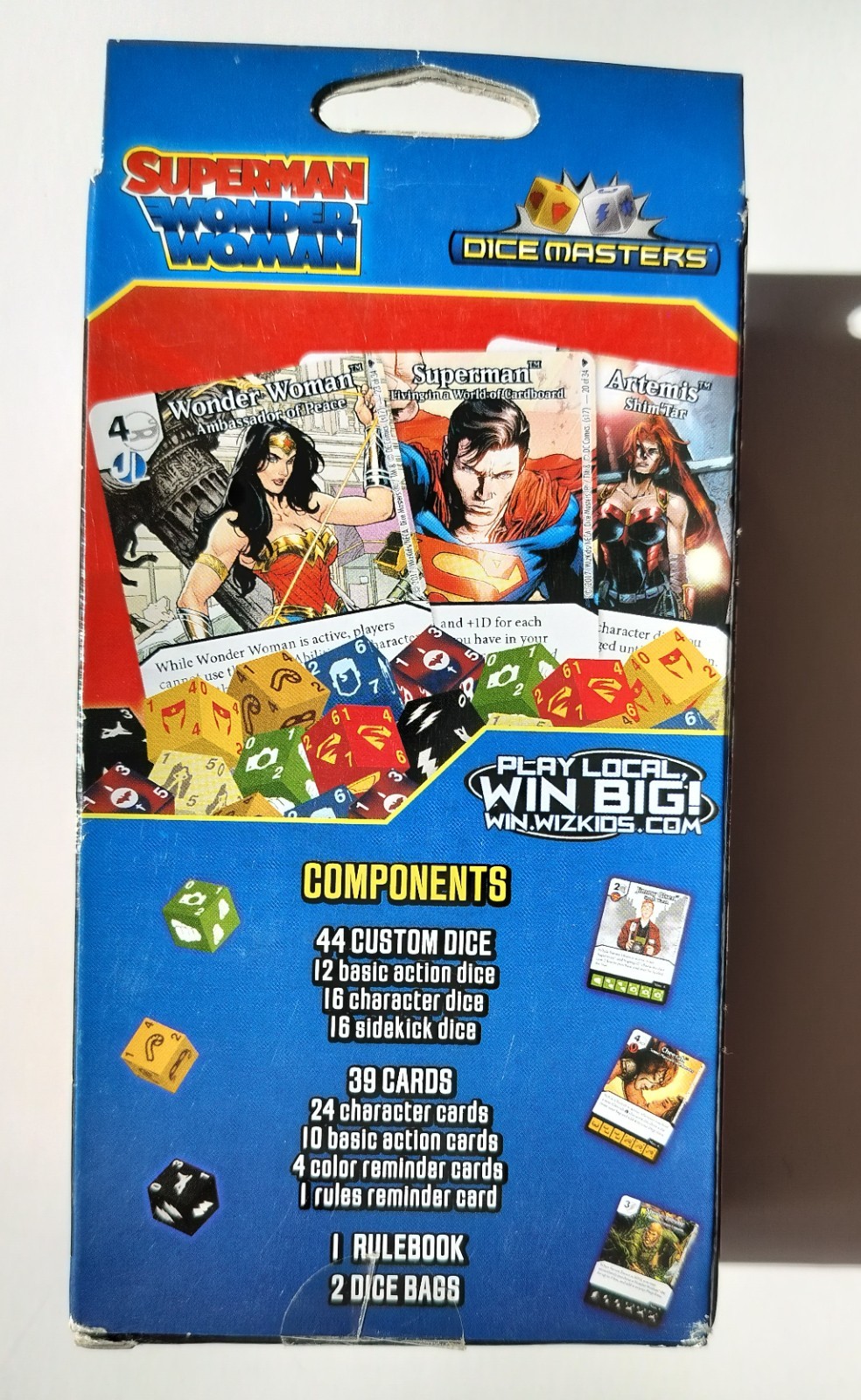 Dice Masters Superman Wonder Woman Starter Set Wizkids Neca
