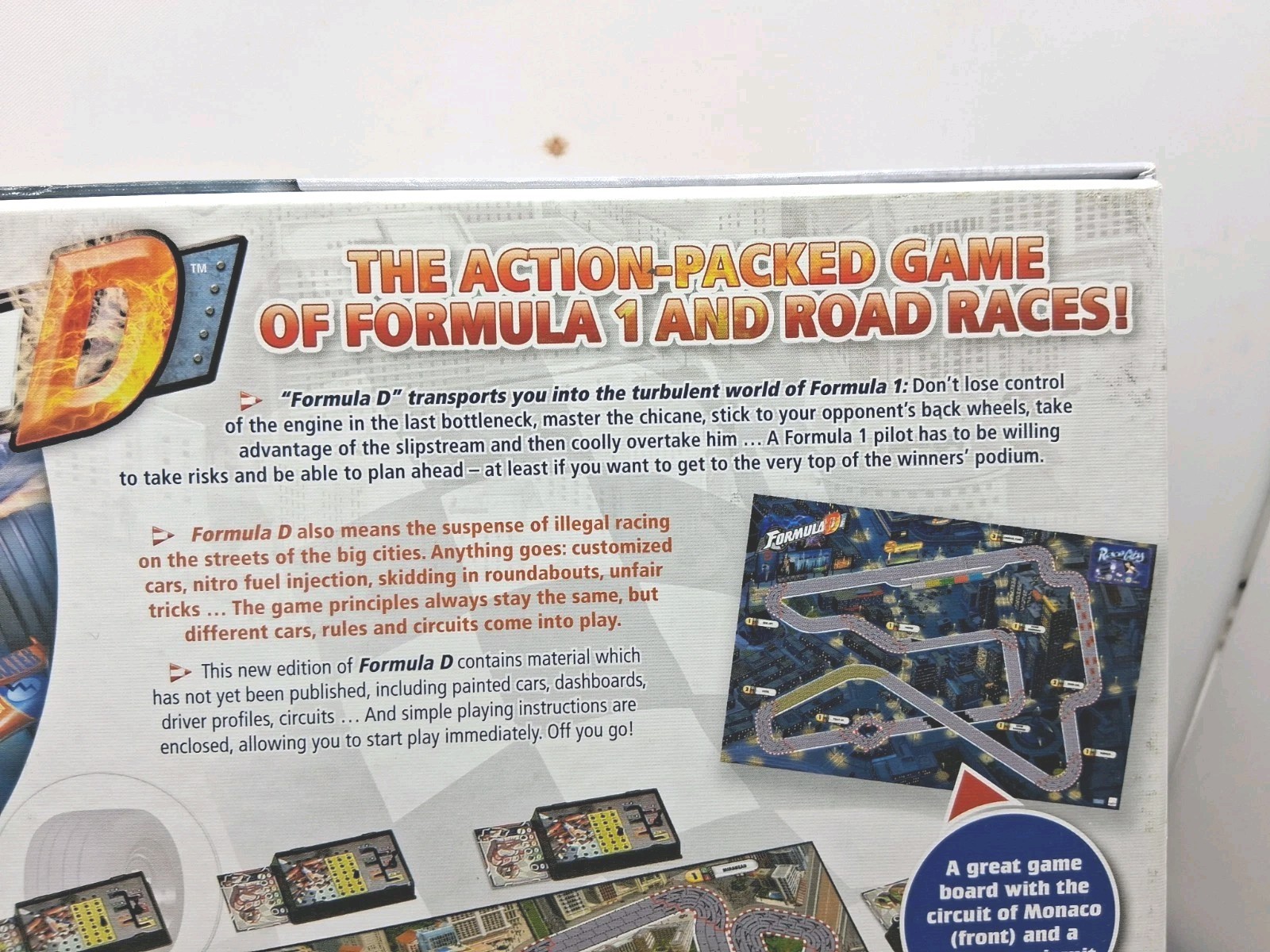 Formula D Board Game – Complete Light Play Pre-owned Good Condition