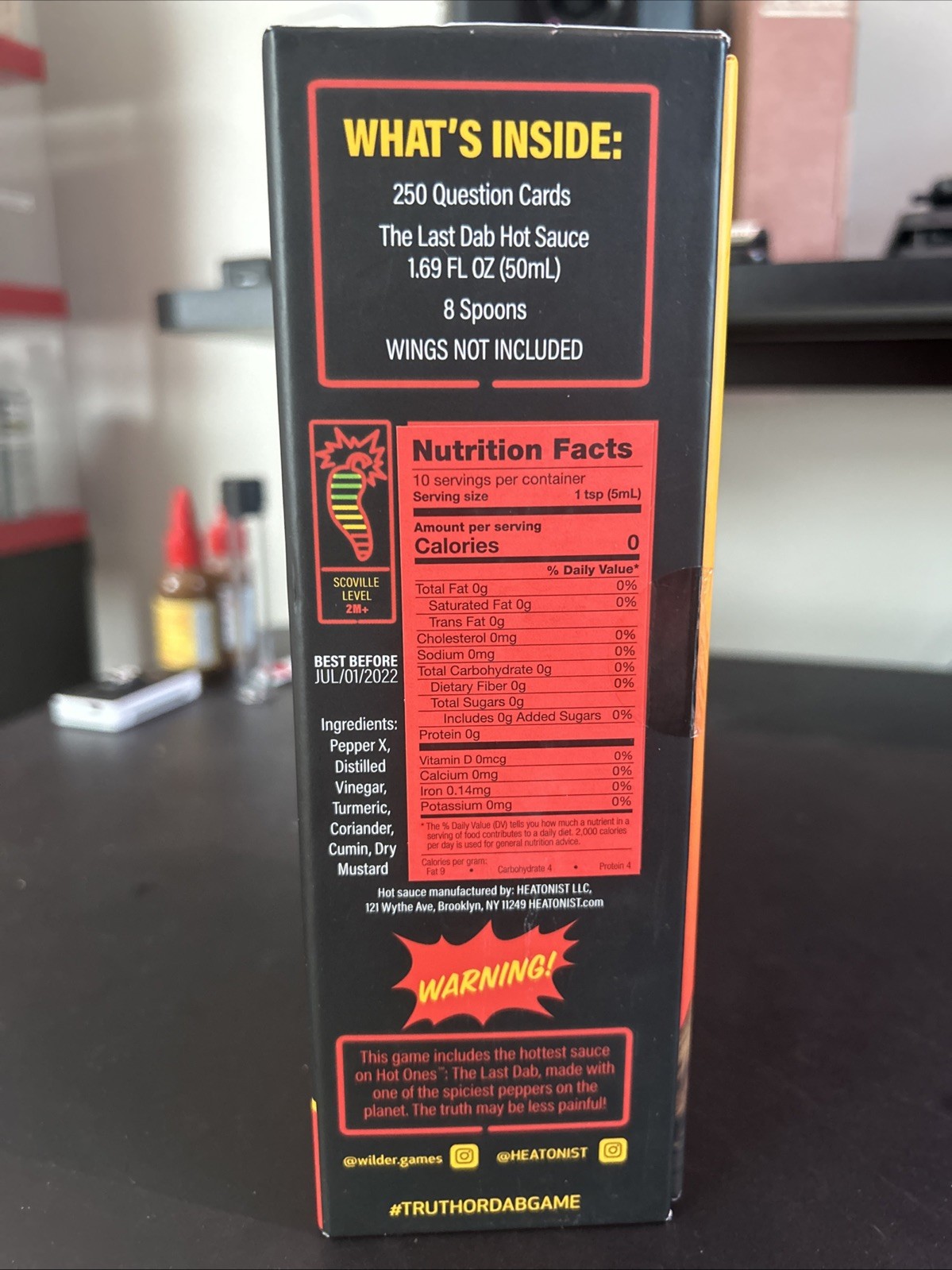 First We Feast “Hot Ones” Truth Or Dab The Game. NEW Unopened.