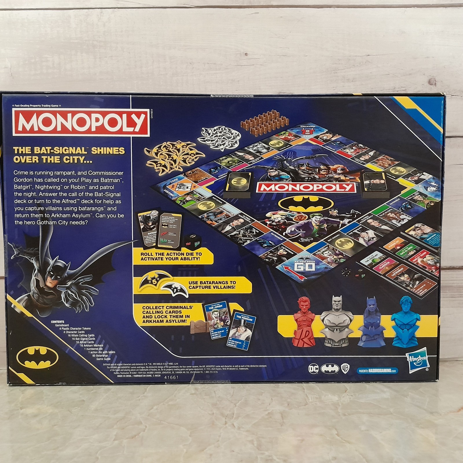 Batman Monopoly DC Comics Sealed Box Damage