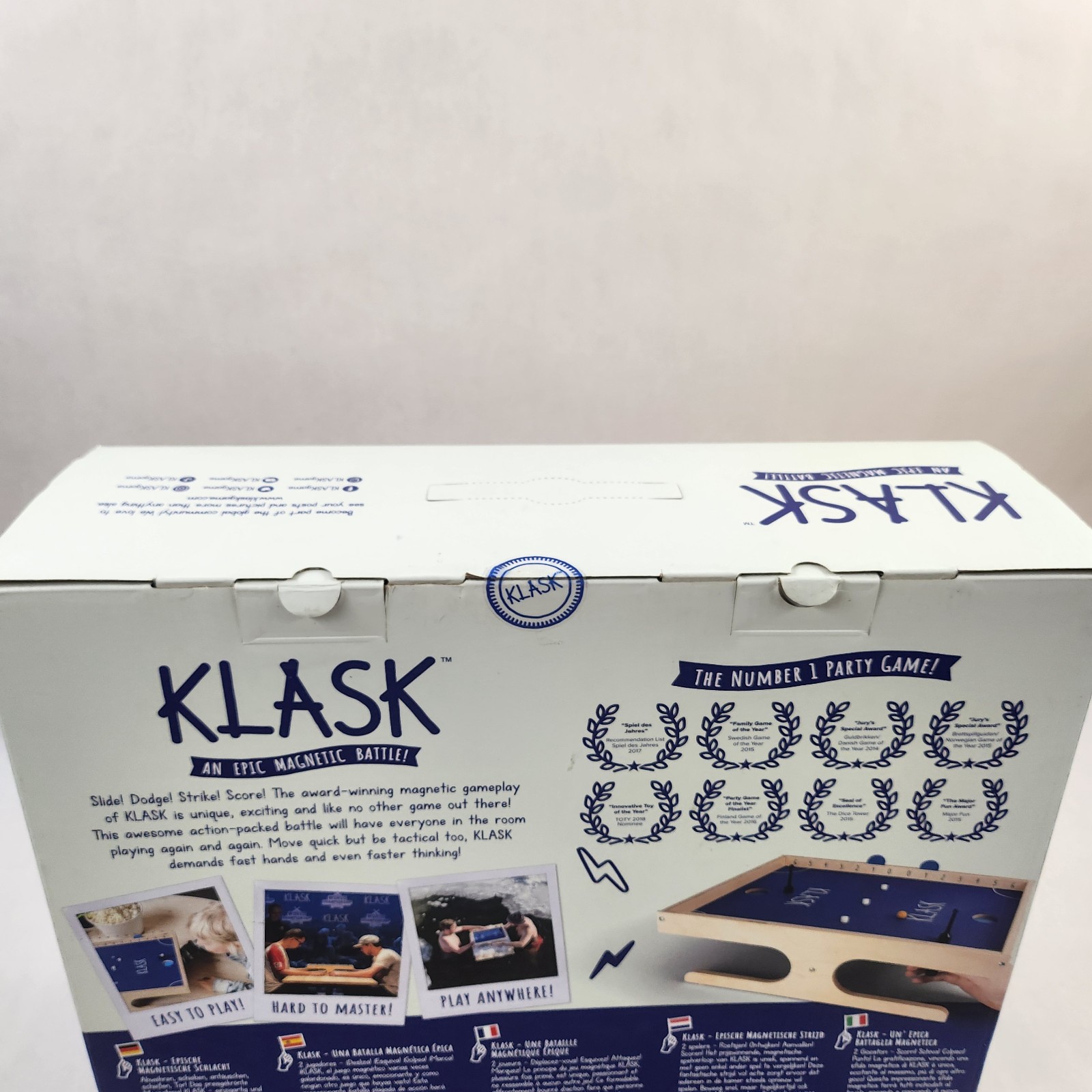 Klask Game An Epic Magnetic Battle Designed In Denmark Asmodee Sealed