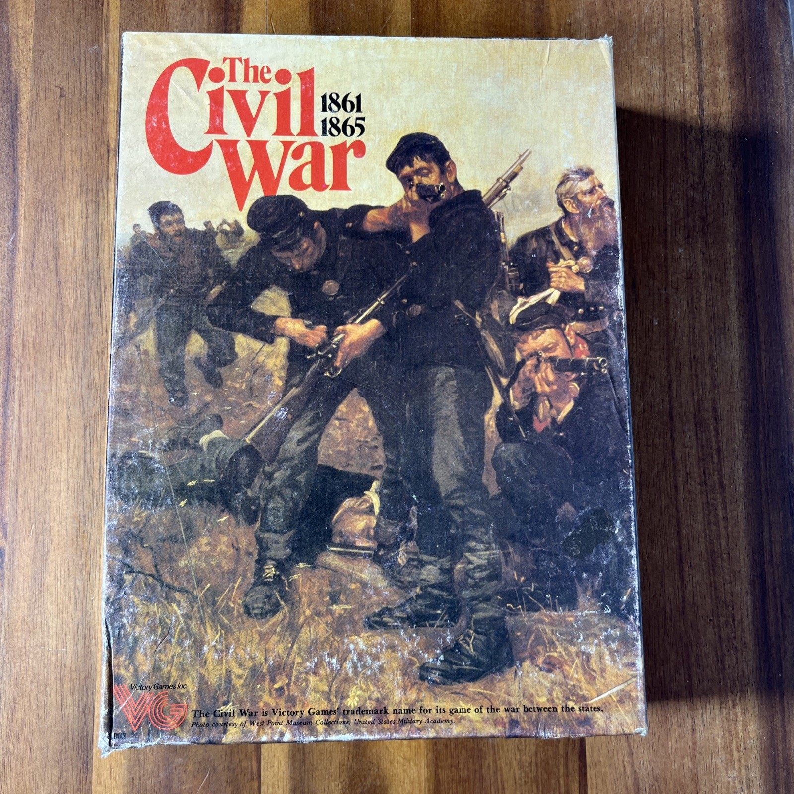 Vintage The Civil War 1861-1865 Victory Games Board Game
