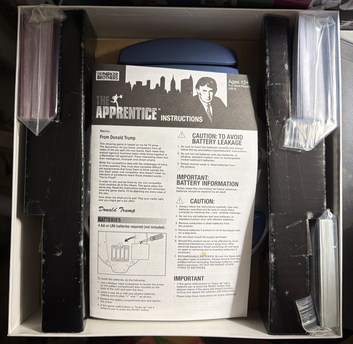 The Apprentice Trump Electronic Board Game Hasbro Parker Brothers