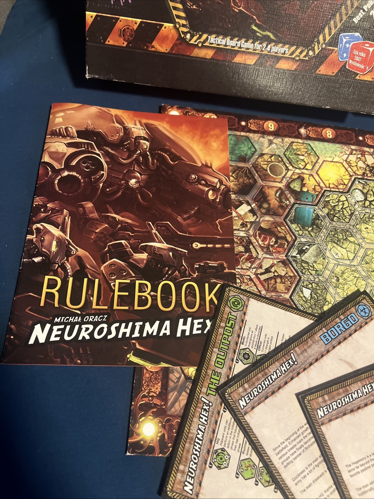 Z-Man Games | Neuroshima Hex! | Tactical Board Game For 2-4 Players | Complete