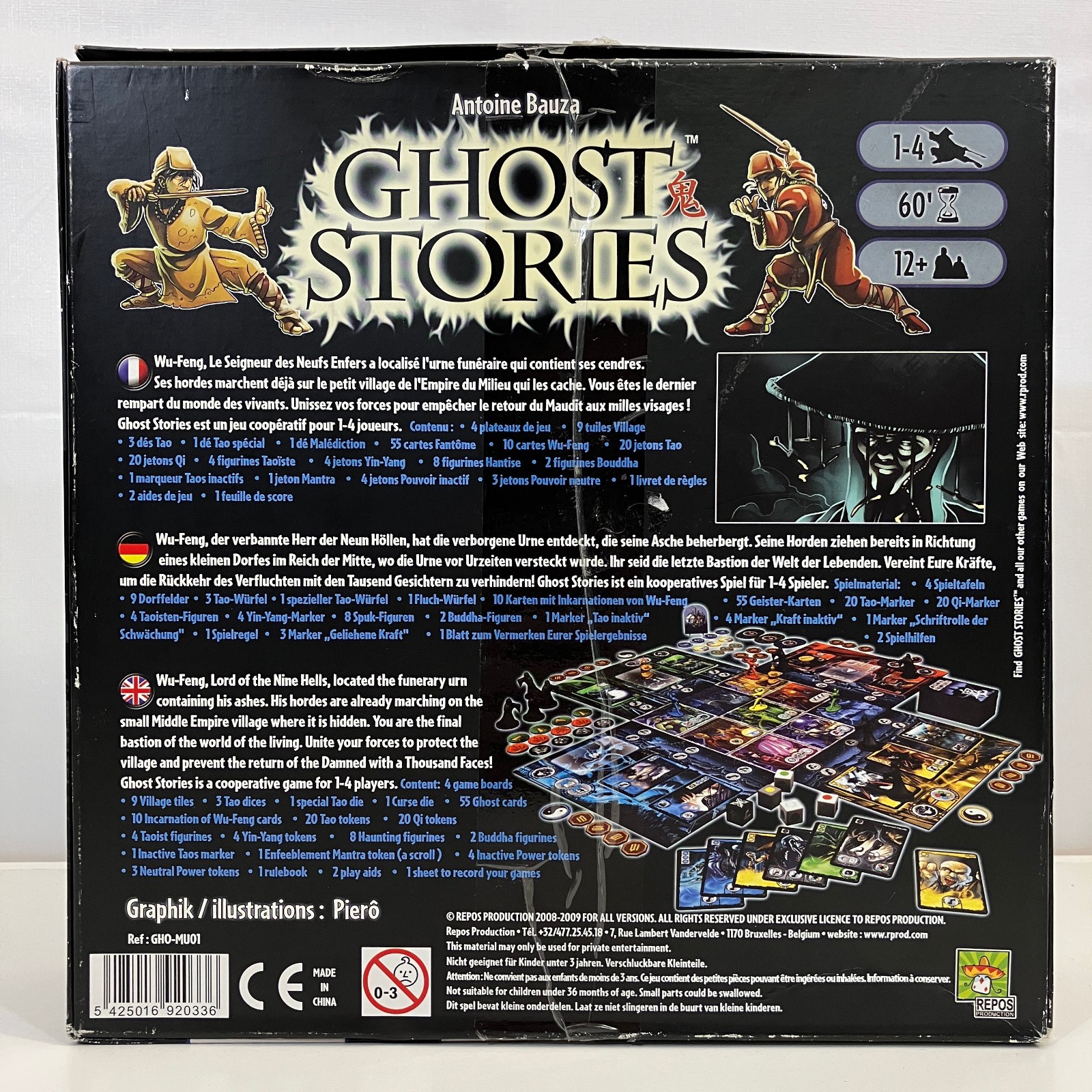 Ghost Stories Repos Production Antoine Bauza Board Game 1-4 Players 12+ Years