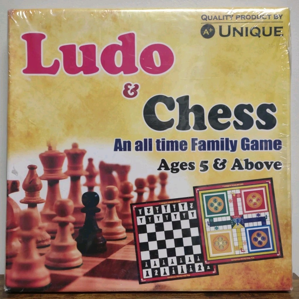 Ludo And Chess Family Game Unique New Sealed