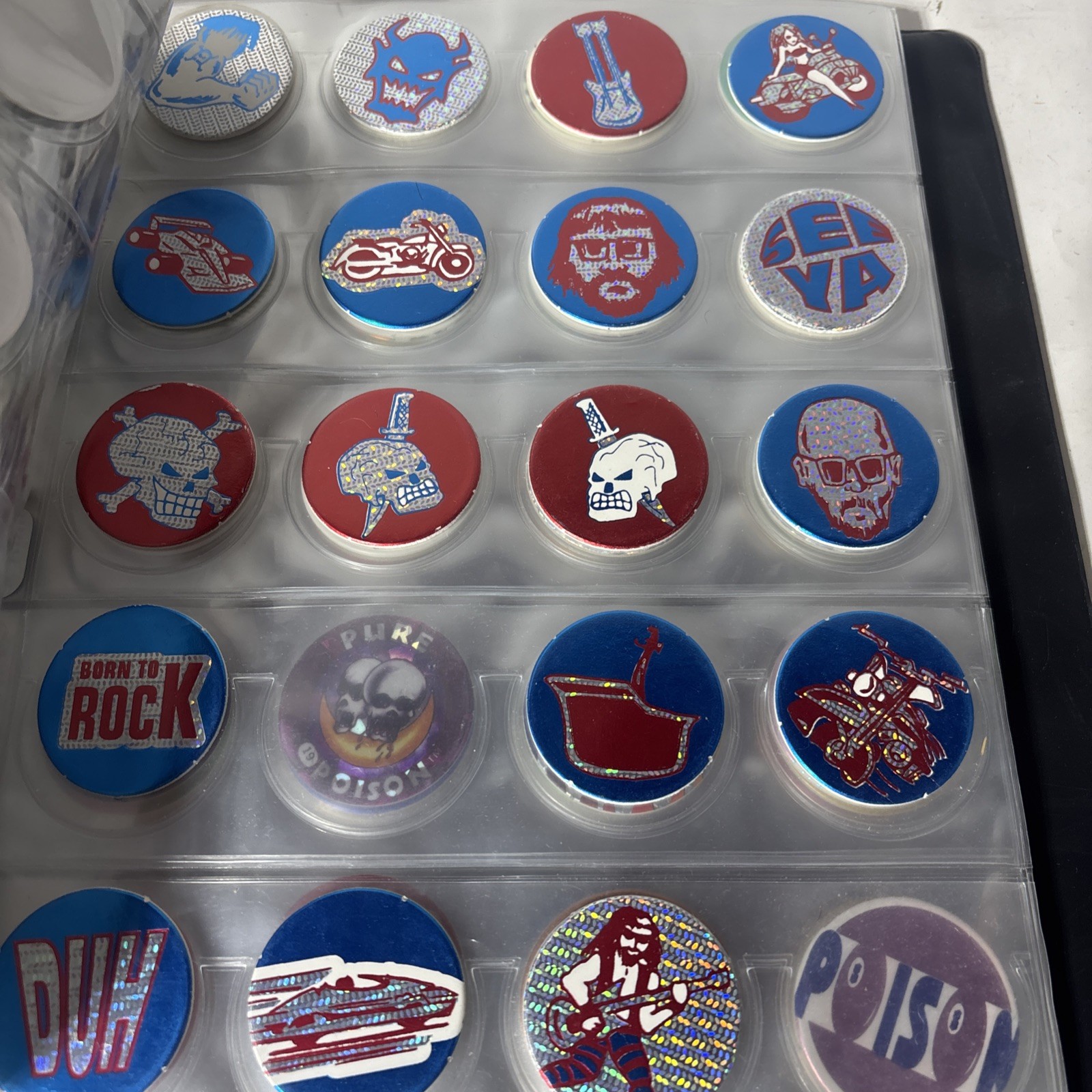 Vintage Pogs/Milk Caps 90’s Lot Of 200+ Pieces – Mixed Collection Binder/Sleeves