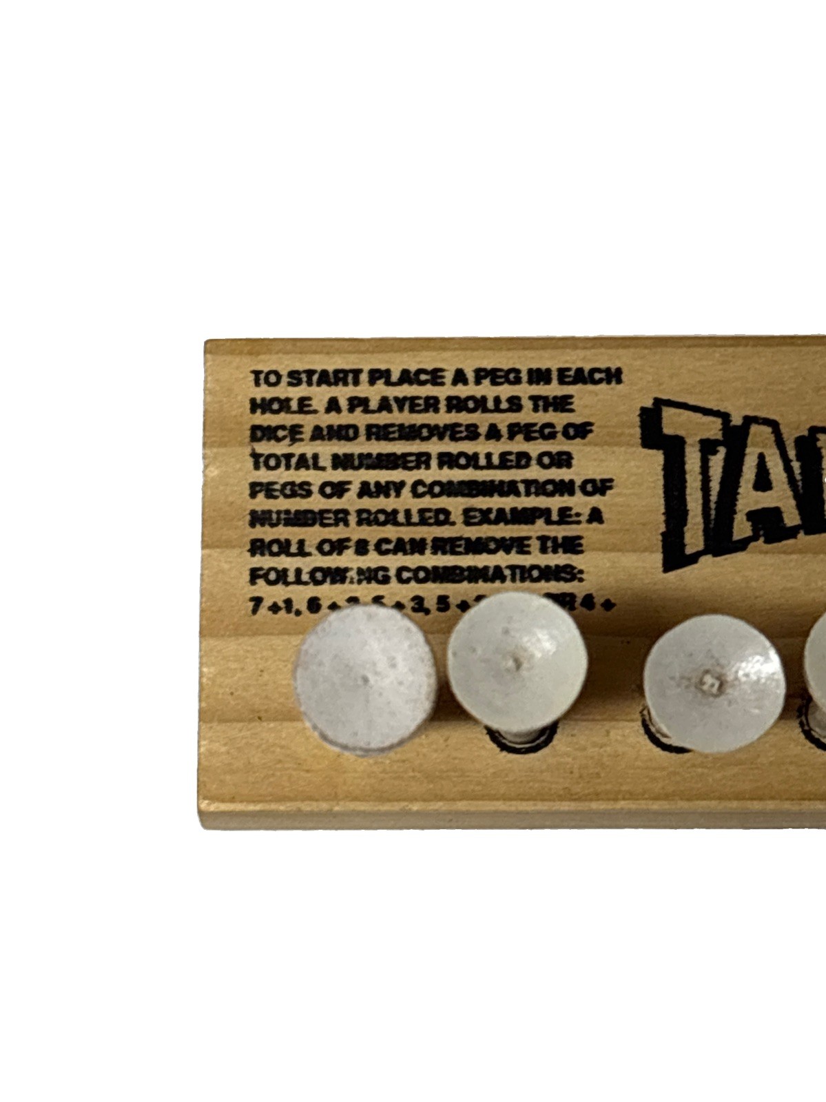 Brain Teaser IQ Tester Wood Peg Games Set Of 2