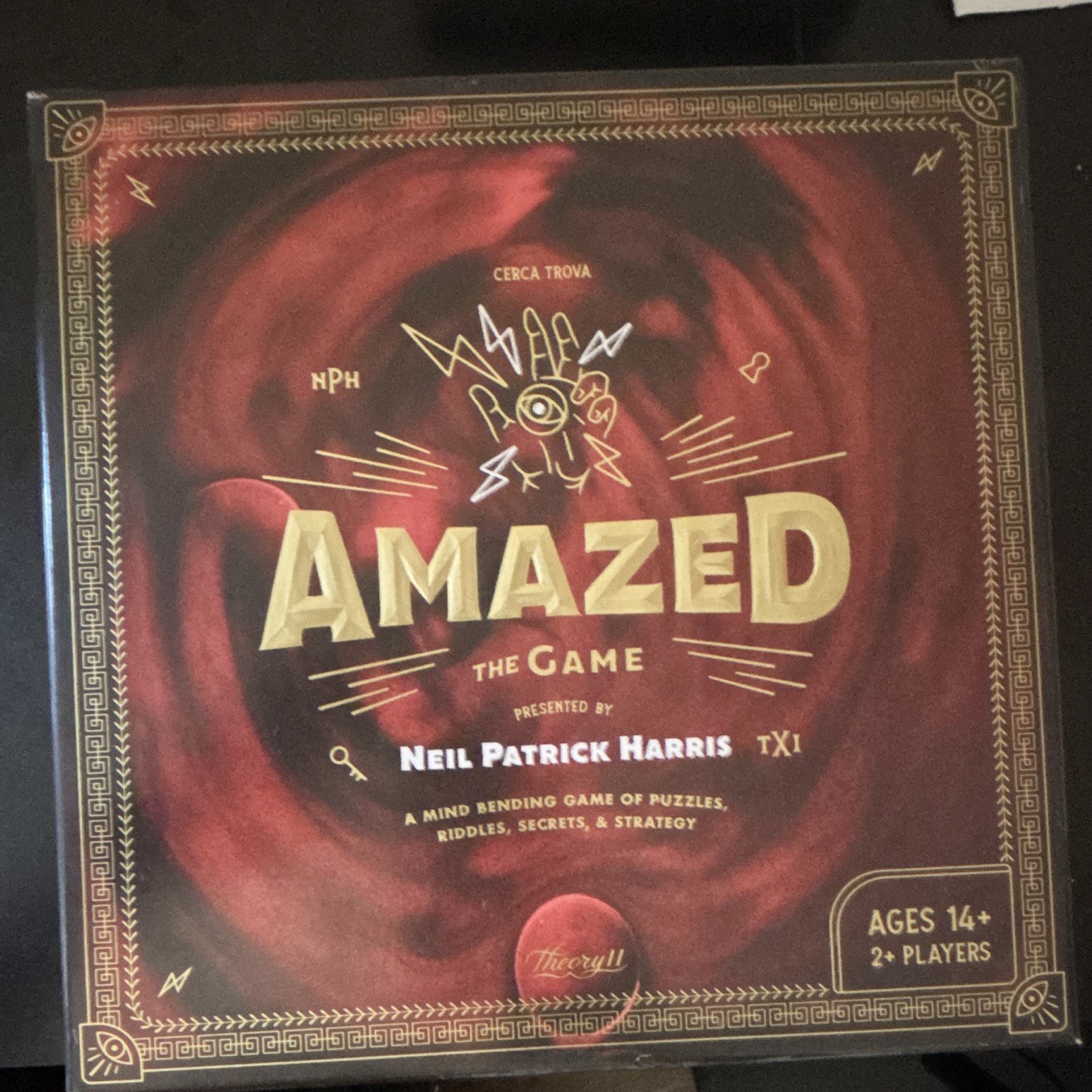 theory11 Amazed The Game Board Game Puzzles Riddles Strategy Ages 14+ 2+ Players