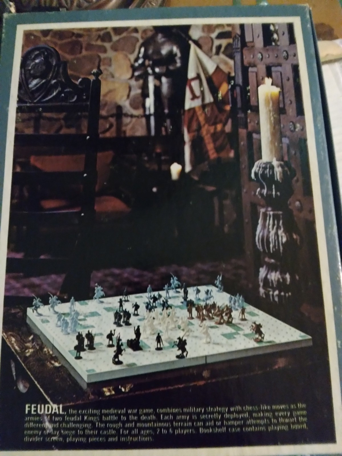 1976 Feudal The Game Of Siege And Conquest Avalon Hill Game GA-270