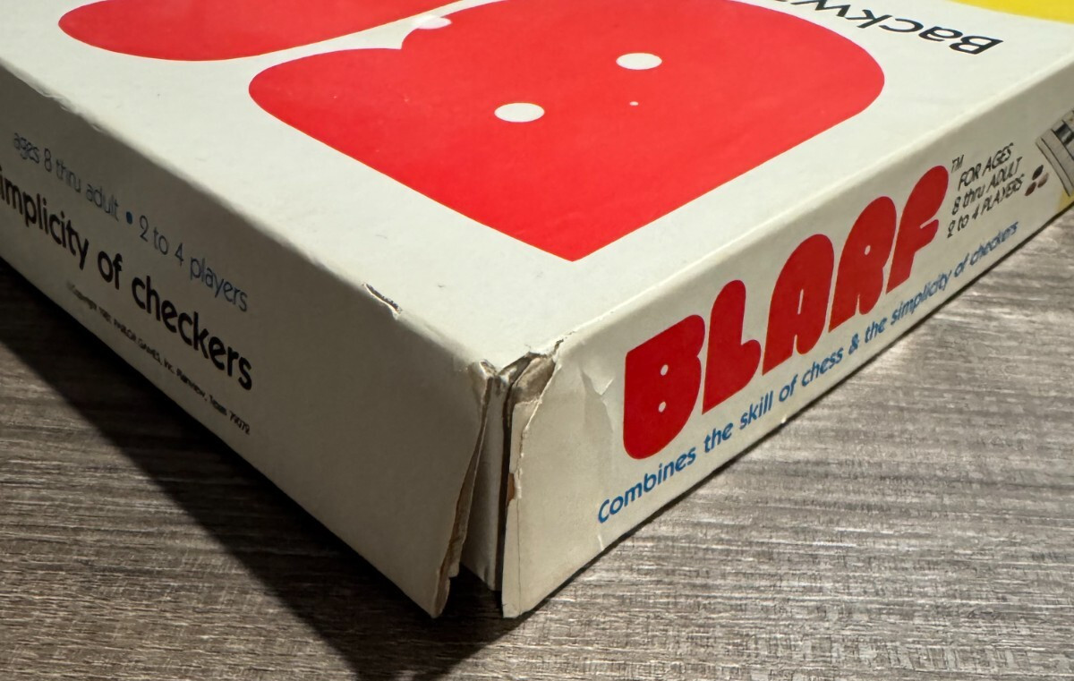 Blarf 1981 Parlor Games Abstract Strategy Game Chess And Checkers Combined Game