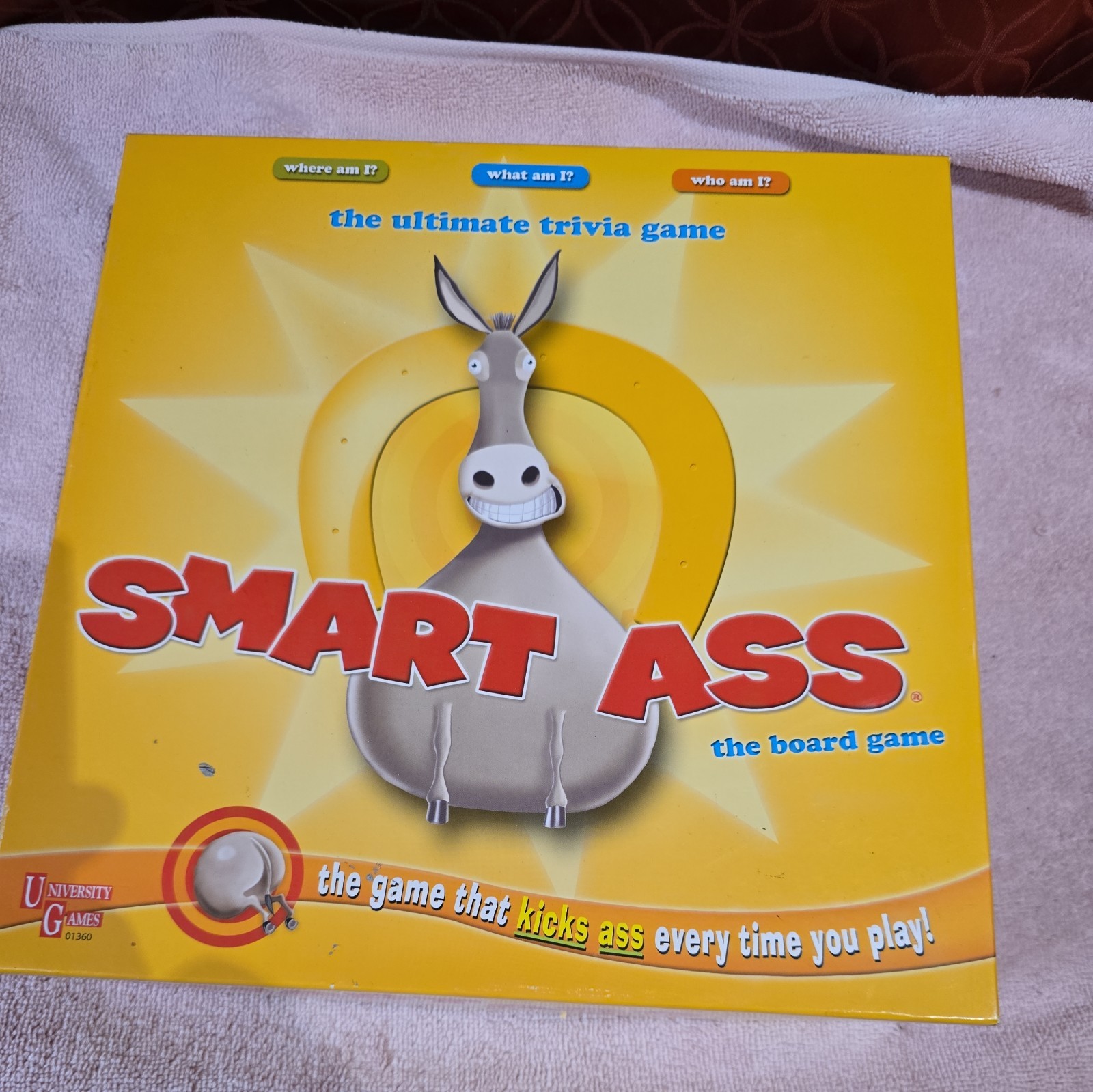 2007 Smart Ass The Board Game, The Ultimate Trivia Game by University Games