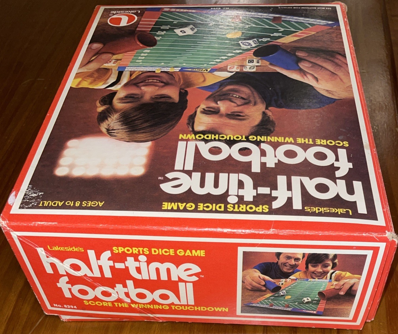 Vintage Half-Time Football Game – 8294 Complete – Lakside – Sports Dice in box