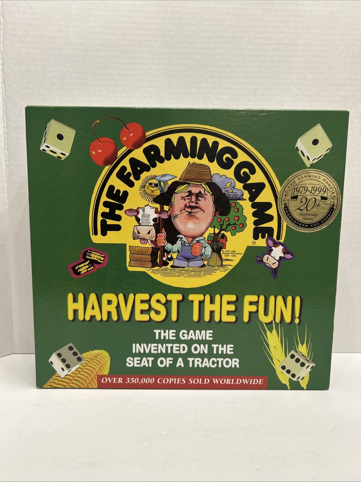 Vintage Harvest The Fun Farming Board Game 20th Anniversary *Complete