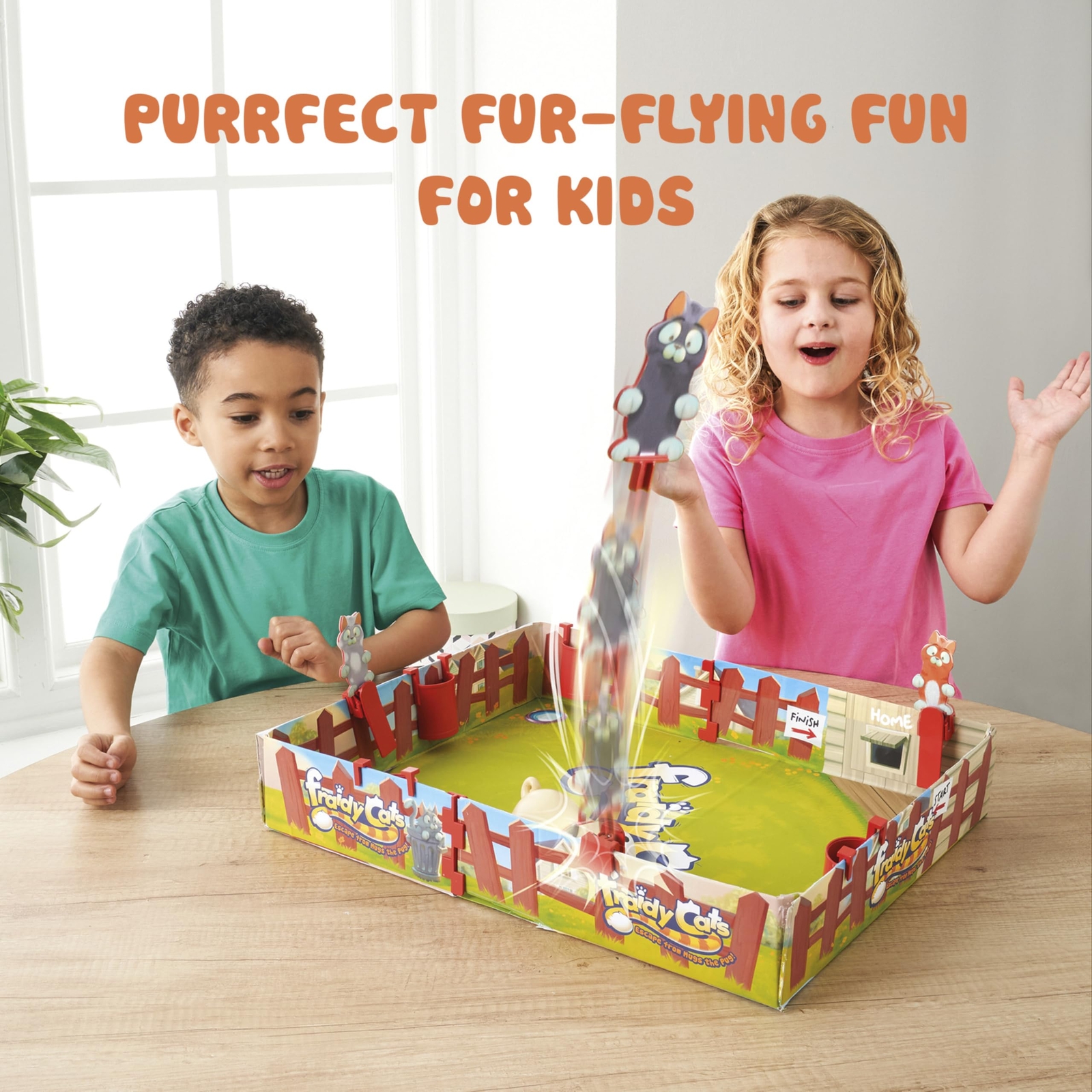 Fraidy Cats Interactive Board Games Kid Family Game Night Preschool Multi-Player