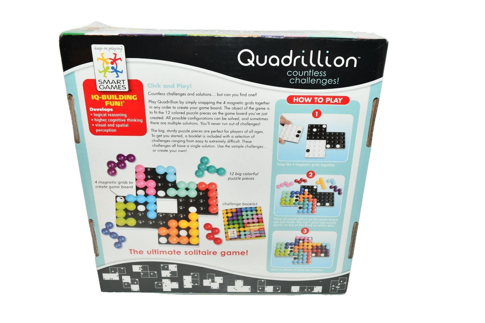 Smart Games Quadrillion Logic Solitaire Game ~ Read Desc ~ See Photos ~ New