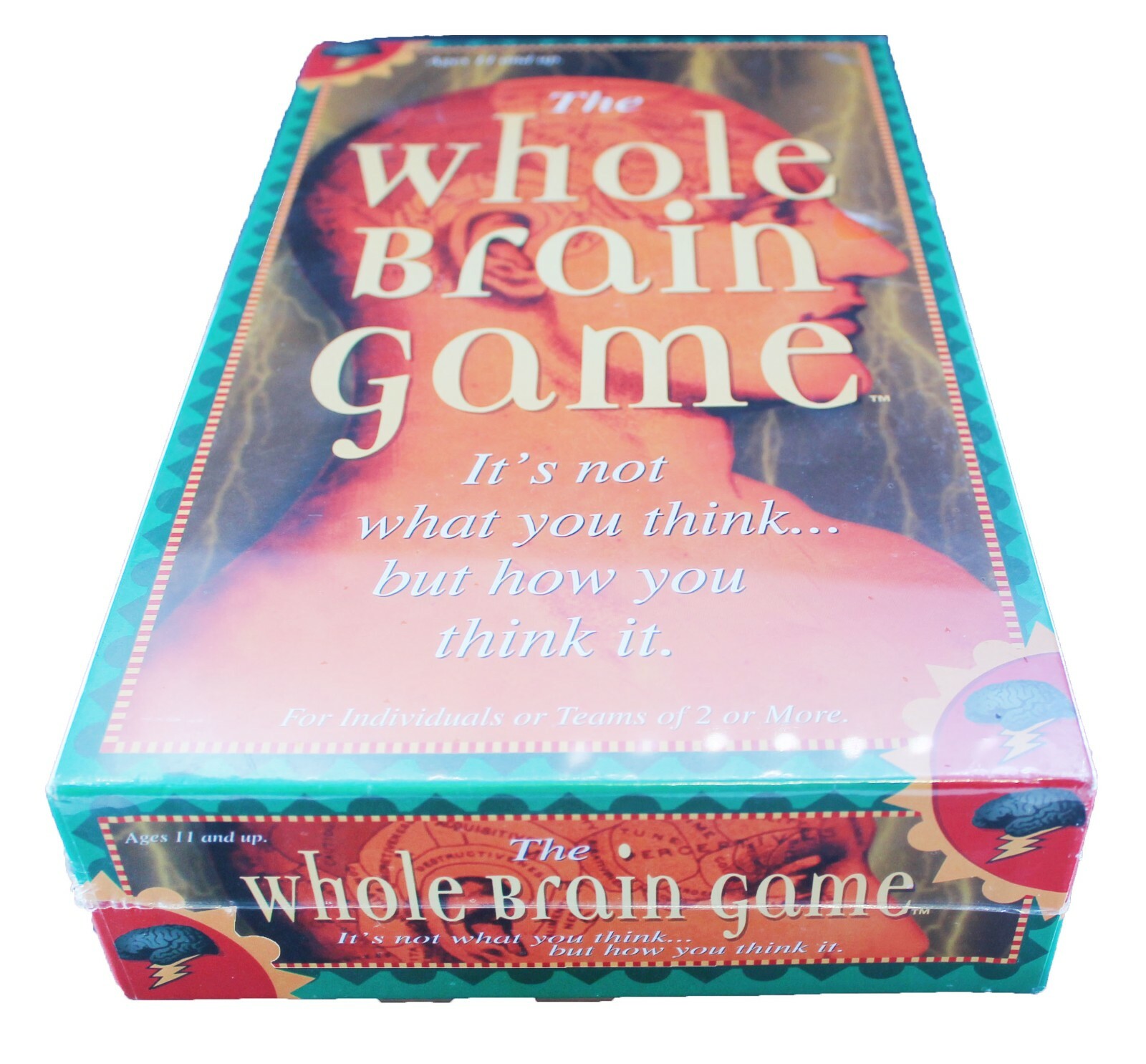 The Whole Brain Game Creative Mind Games 1999 Age 11 and up NEW