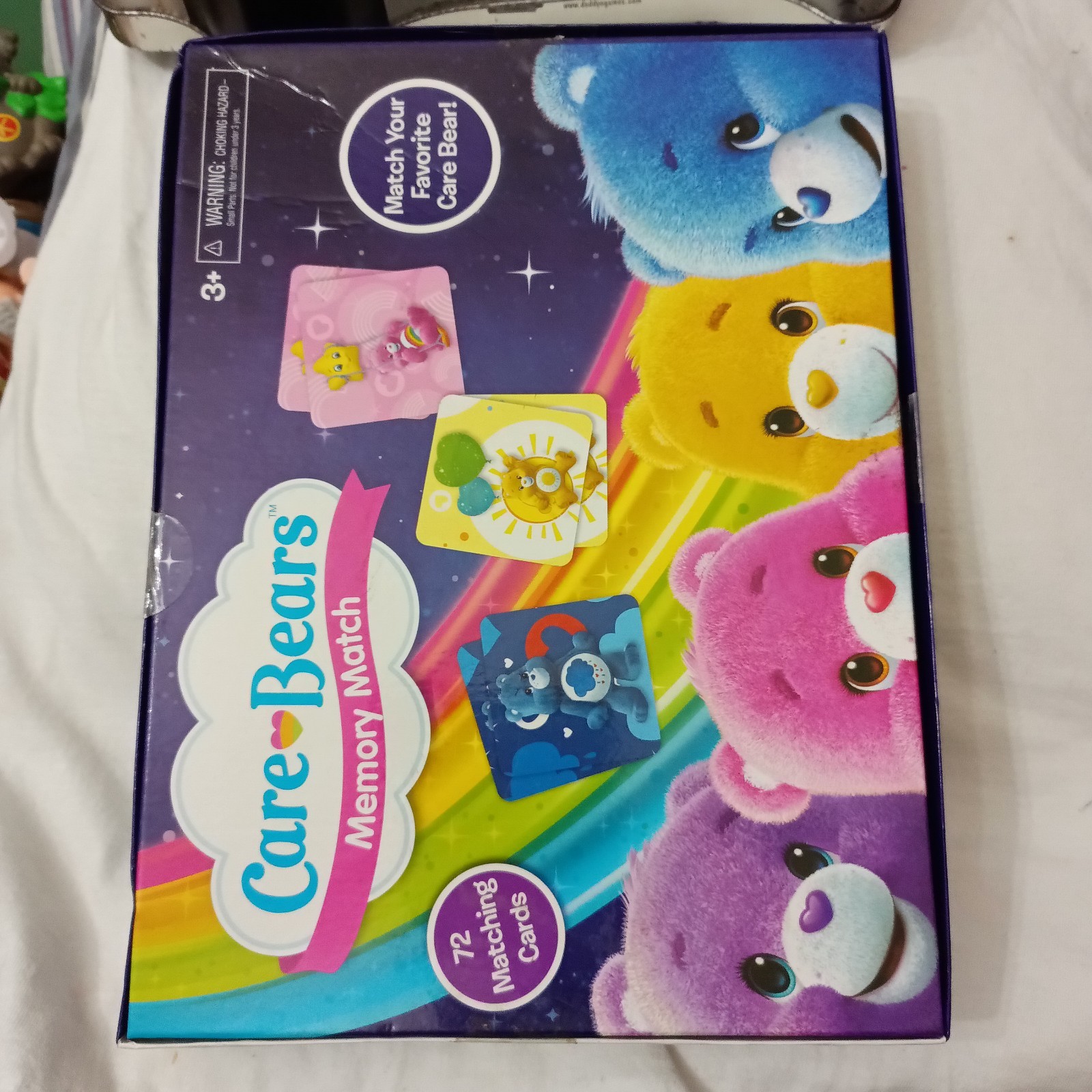 Care Bears Memory Match Game 72 Matching Card Educational Sealed Cards