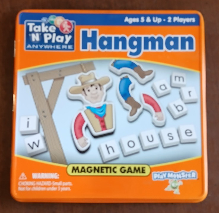 Take N Play Hangman Travel Game Pre-Owned and 100% Complete