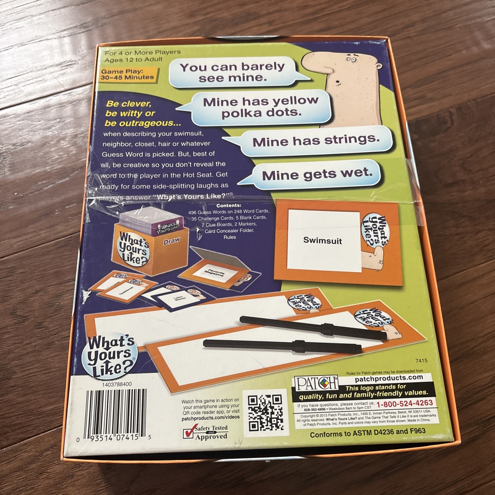 2013 What’s Yours Like Family Party Game by Patch Products Factory Sealed