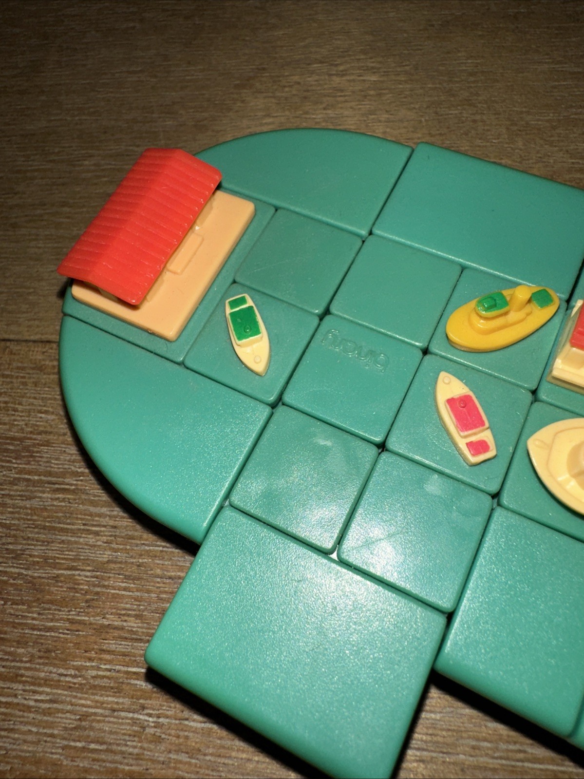Vintage 1997 Binary Arts Port To Port Shifting Tile Puzzle Toy Hand Held