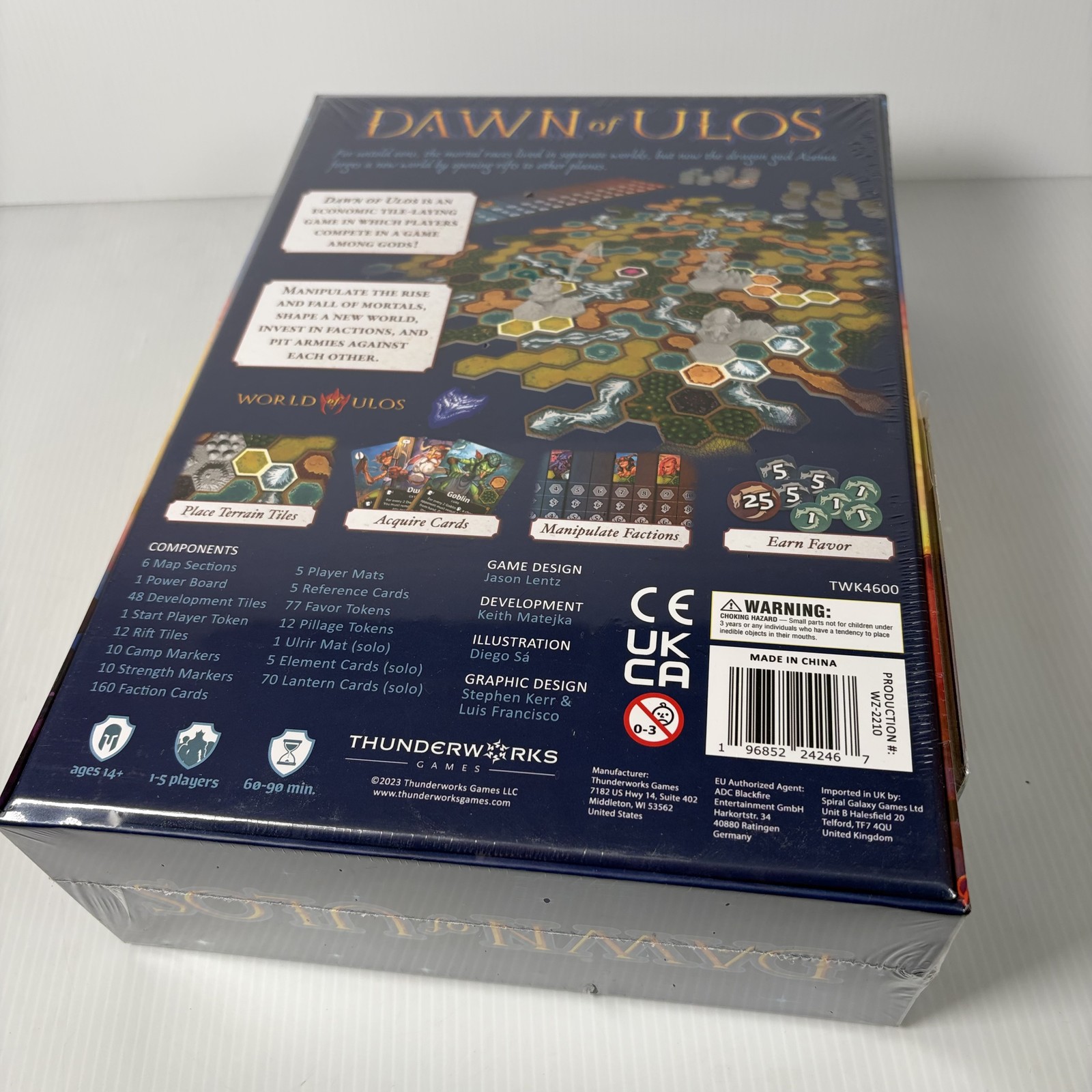 Dawn of Ulos Roll Player Tale Game Kickstarter Godling Pledge w/ Rift Pack NIS