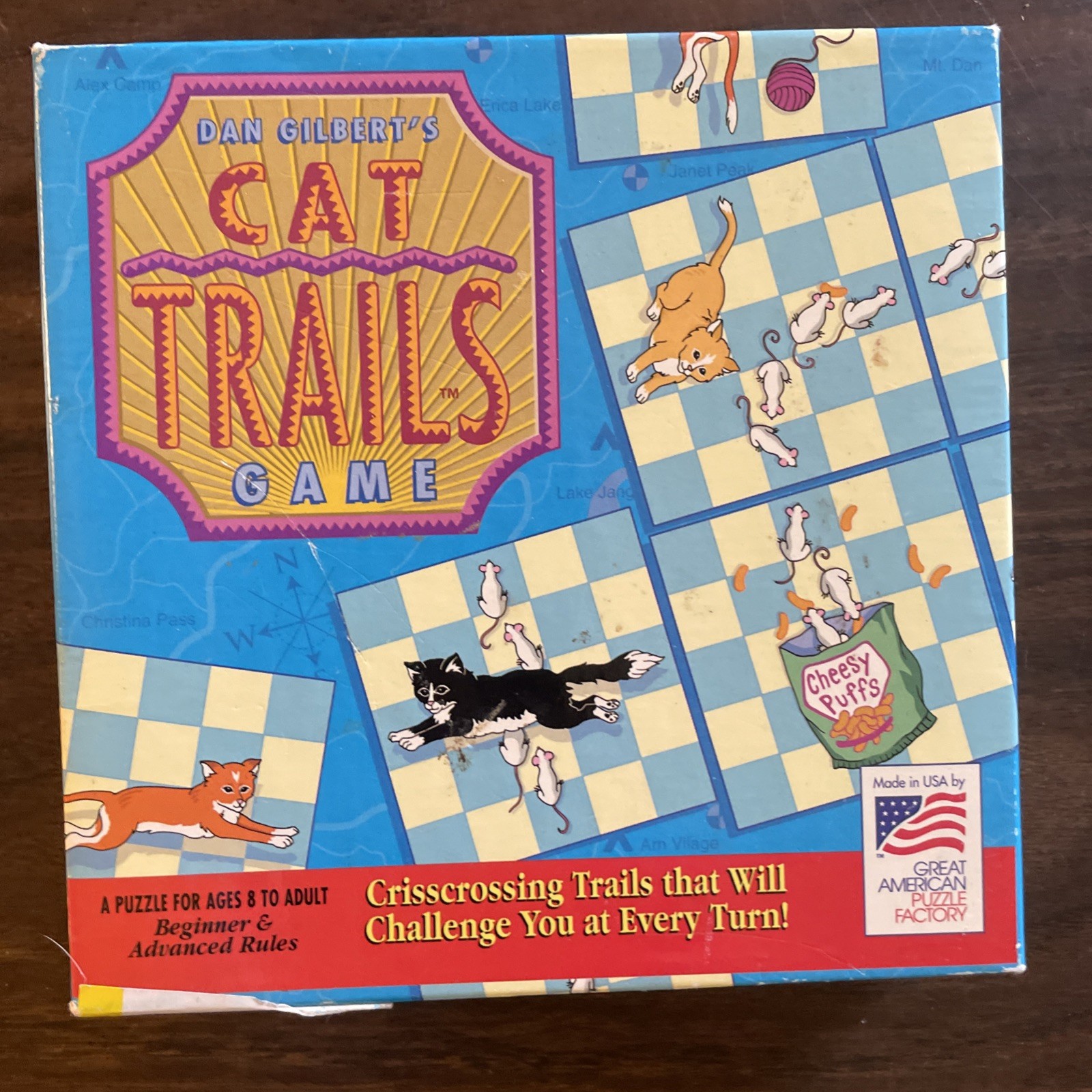 ANT TRAILS And CAT TAILS: 2 Games/ Puzzles For Ages 8 To Adult By Dan Gilbert